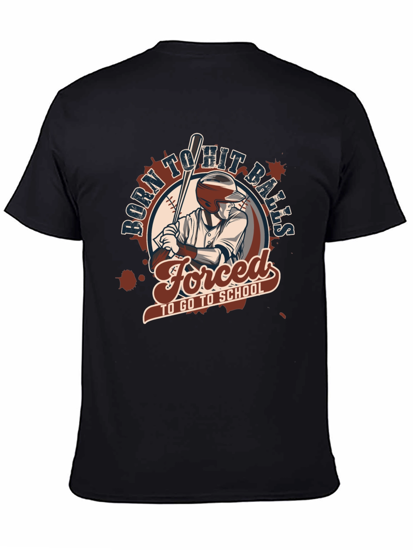 Born To Hit Balls Baseball T-Shirt