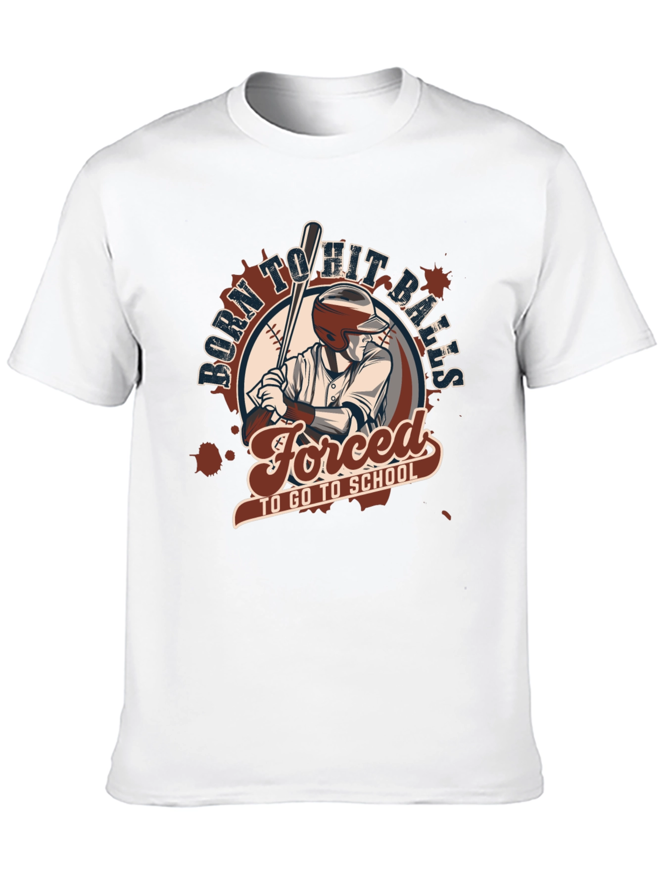 Born To Hit Balls Baseball T-Shirt