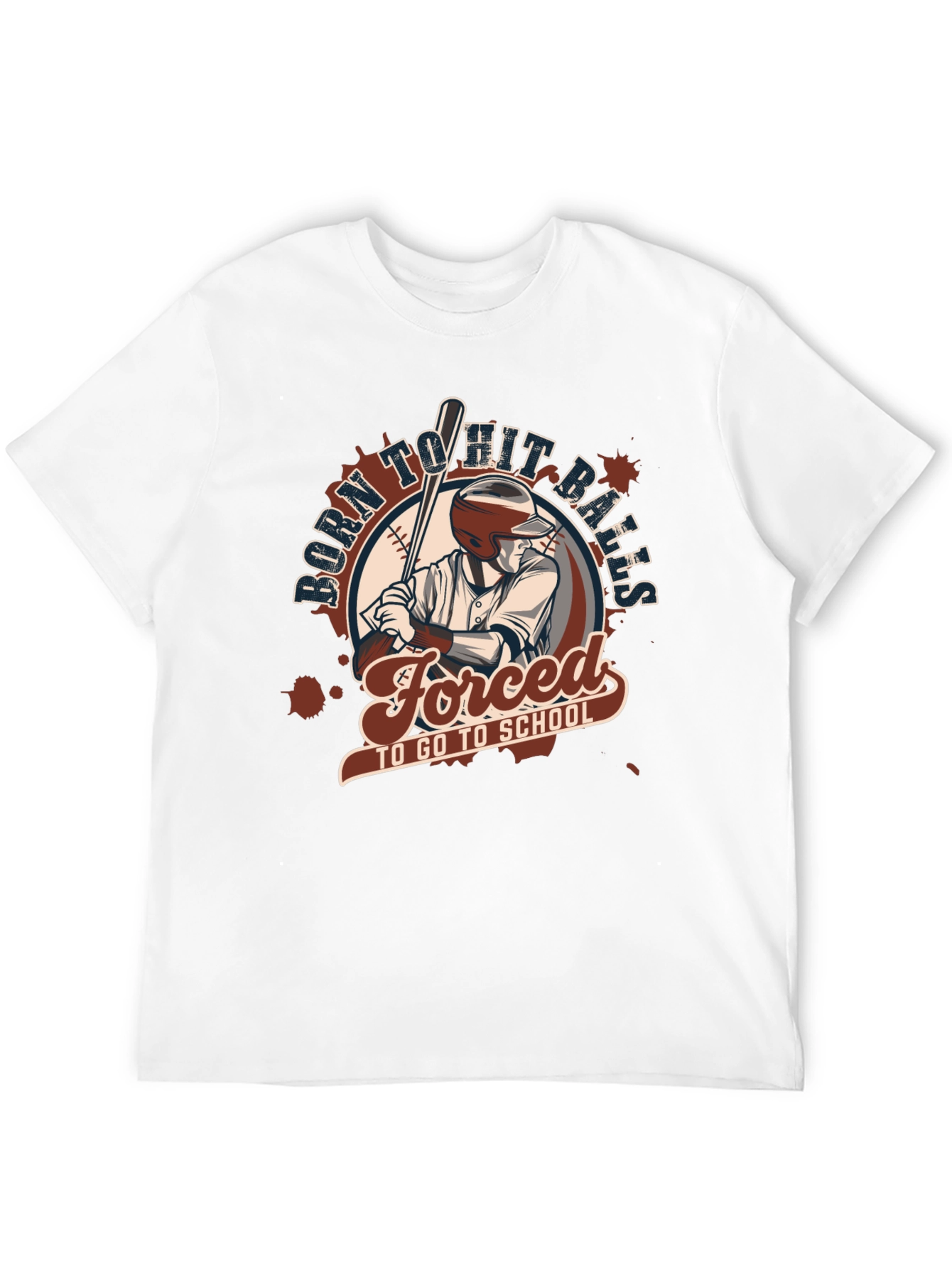 Born To Hit Balls Baseball T-Shirt