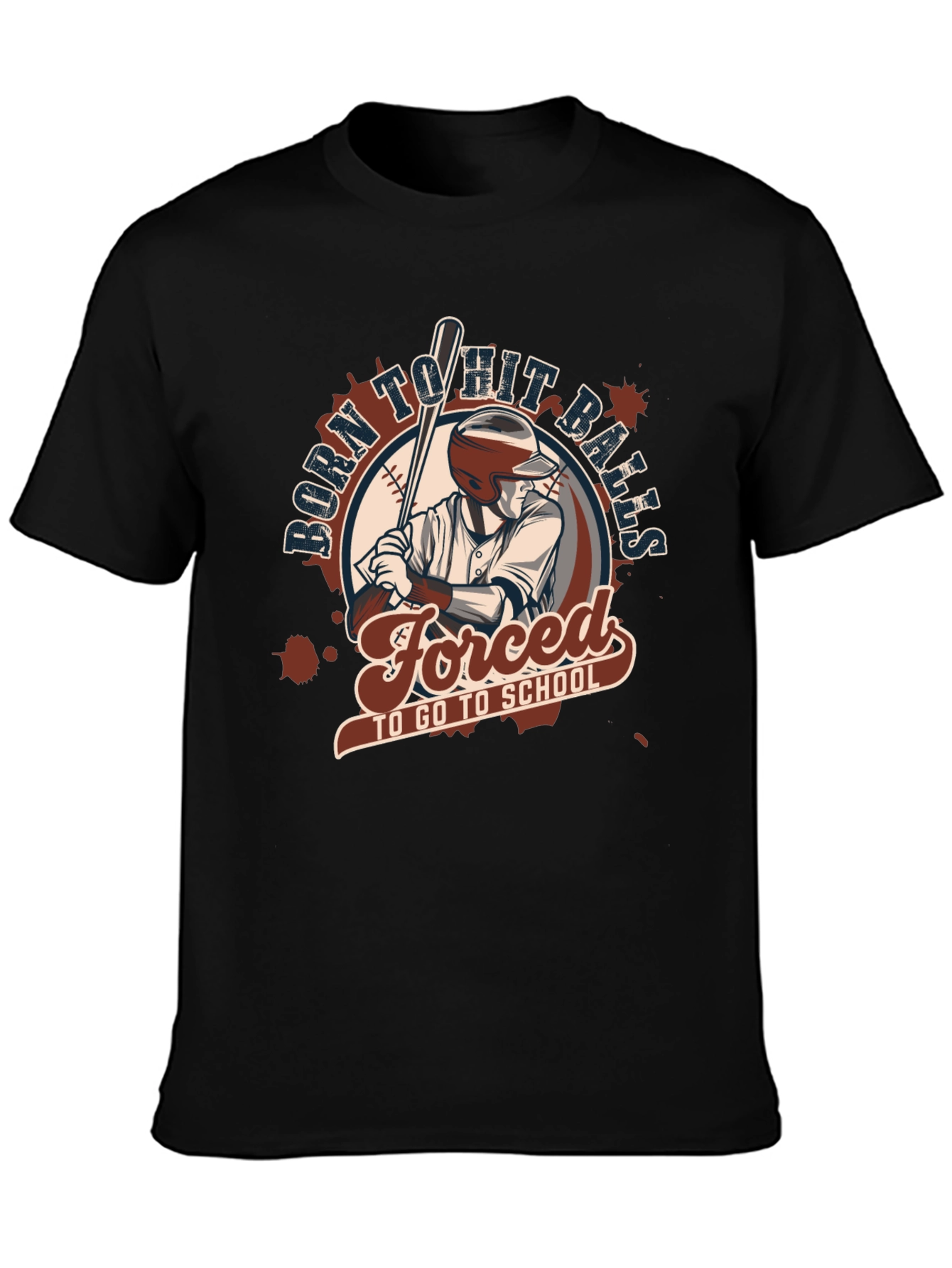 Born To Hit Balls Baseball T-Shirt