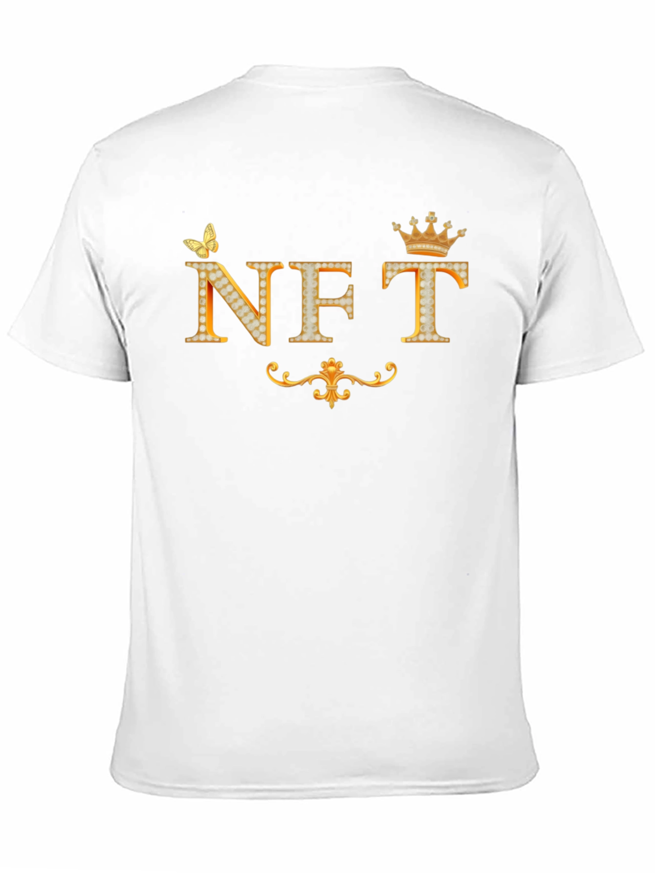 NFT Diamond Print Black T-Shirt