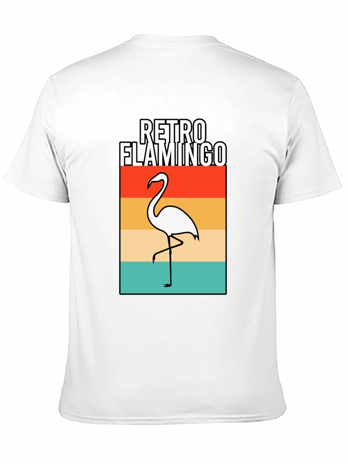 Retro Flamingo Graphic T-Shirt