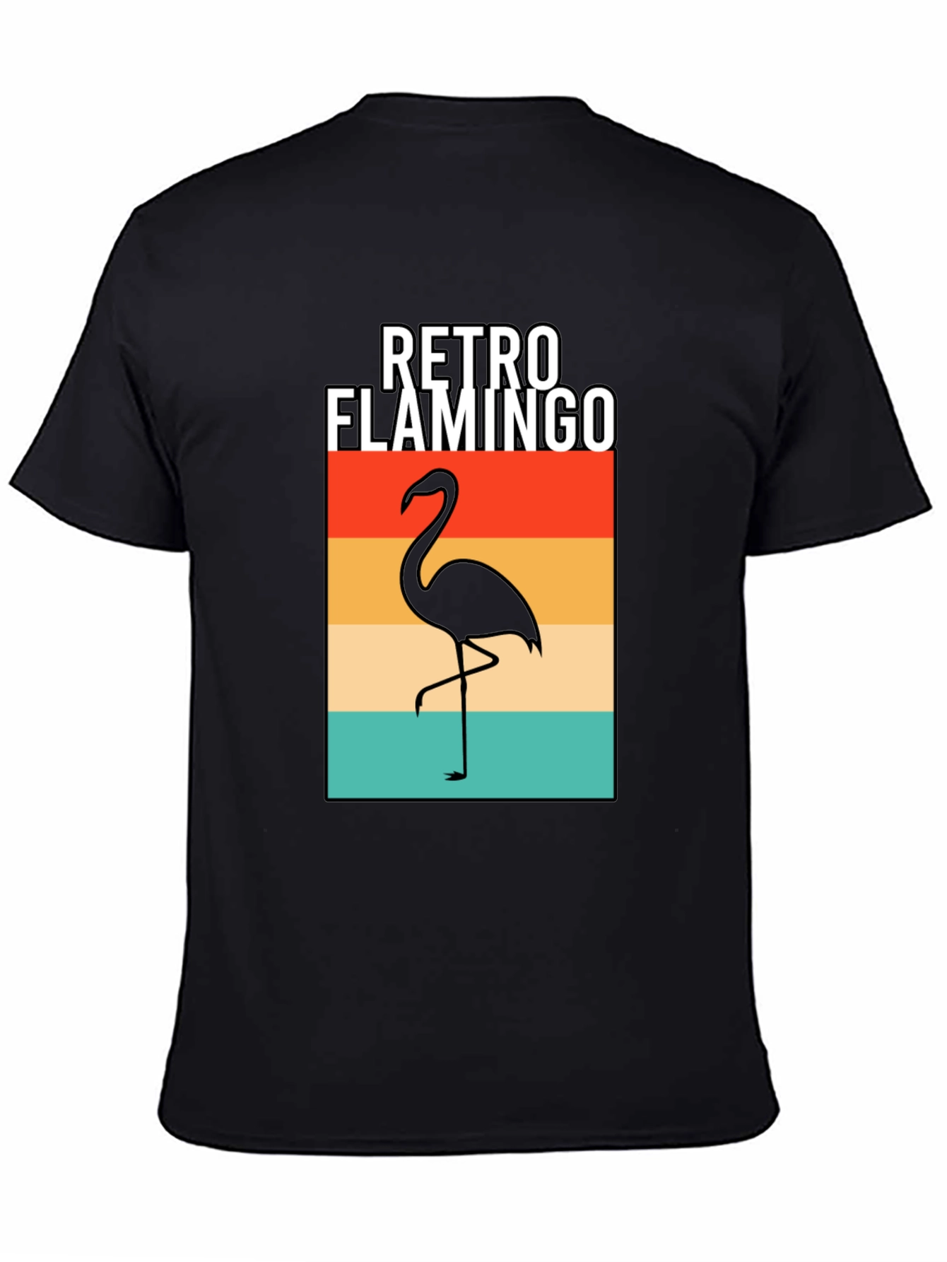 Retro Flamingo Graphic T-Shirt