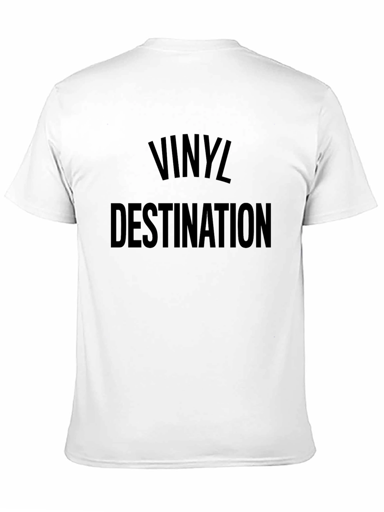 Vinyl Destination Graphic Tee - Black