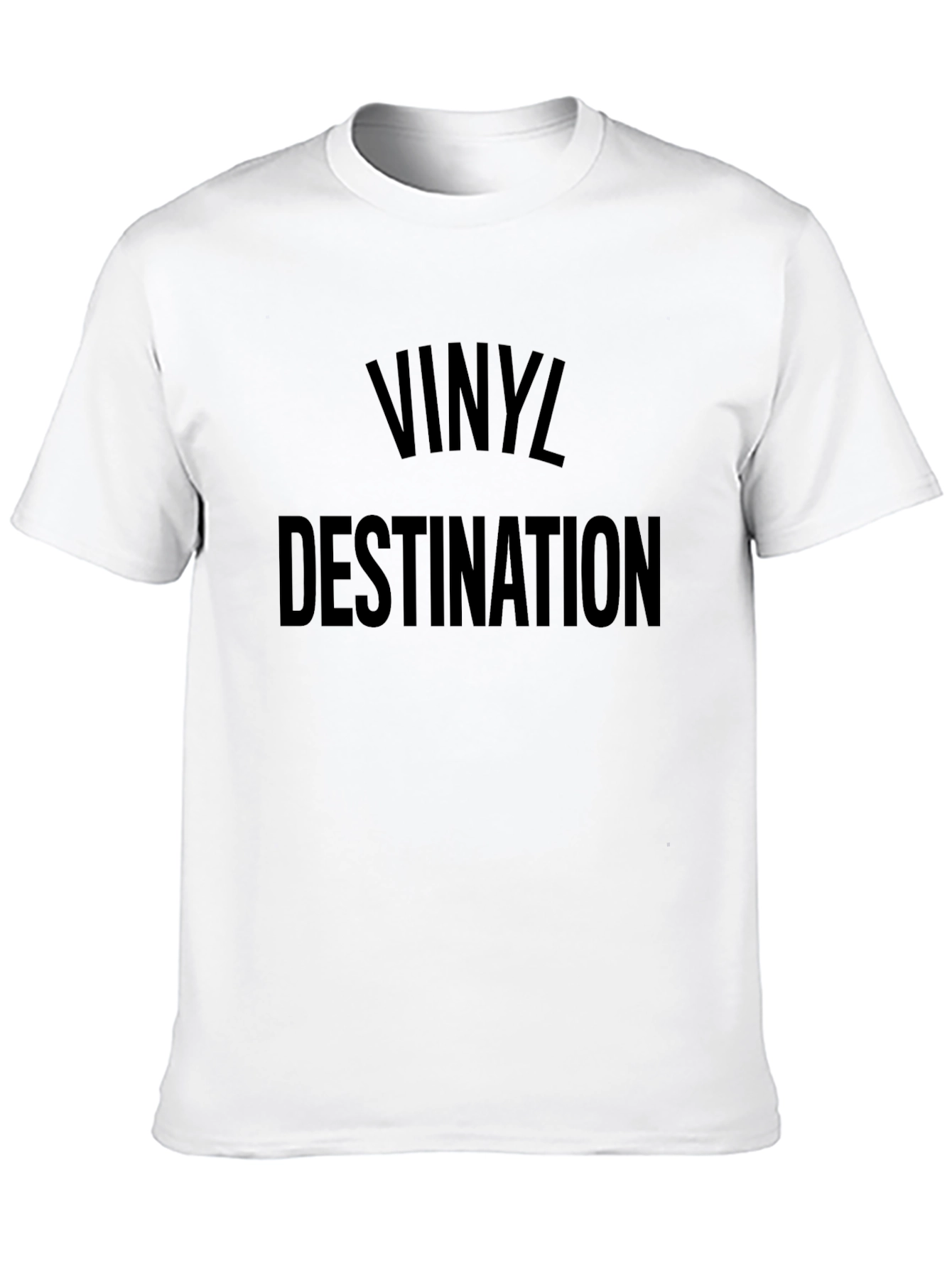 Vinyl Destination Graphic Tee - Black