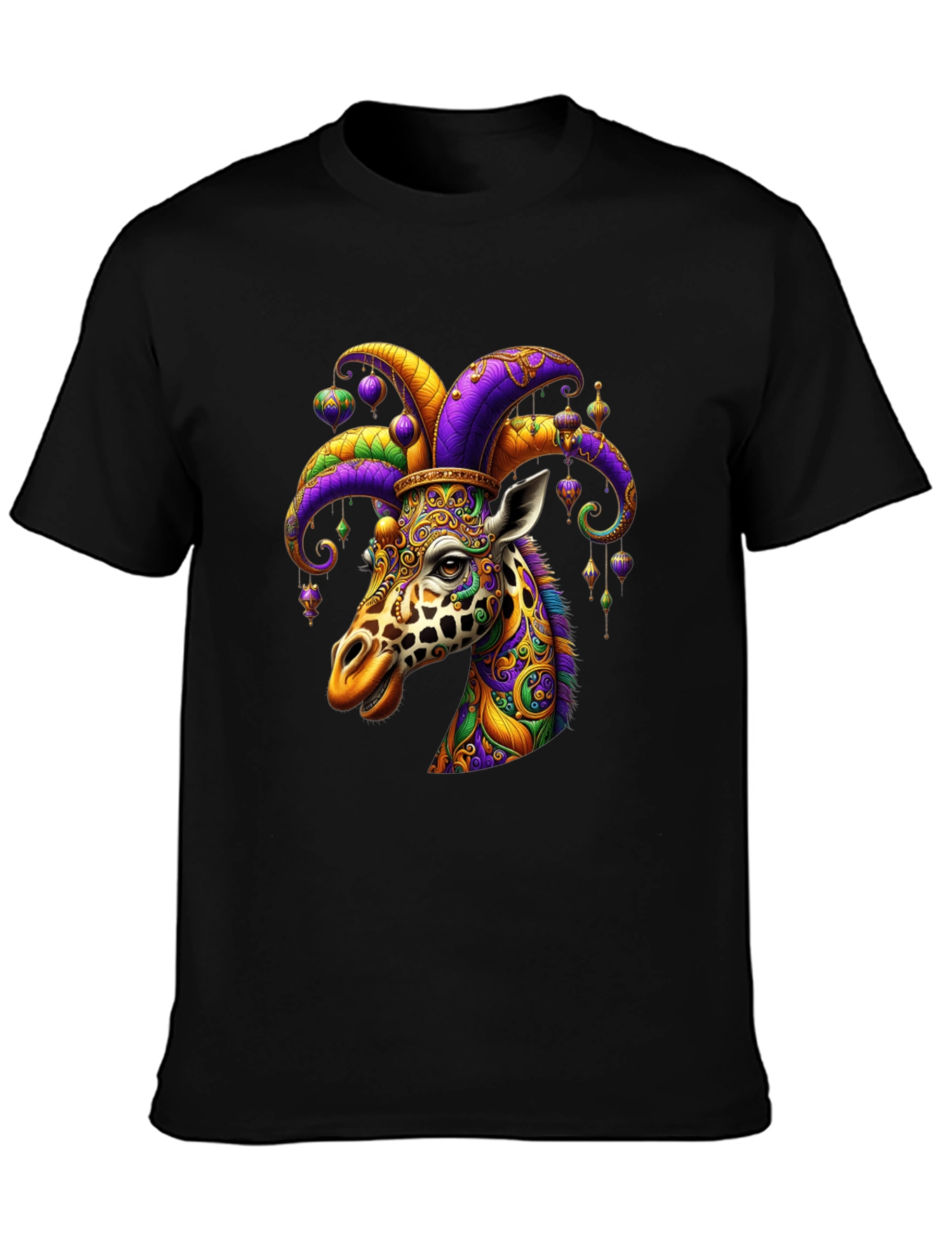 Mardi Gras Giraffe T-Shirt