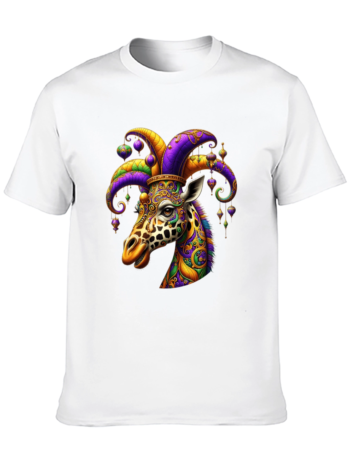 Mardi Gras Giraffe T-Shirt