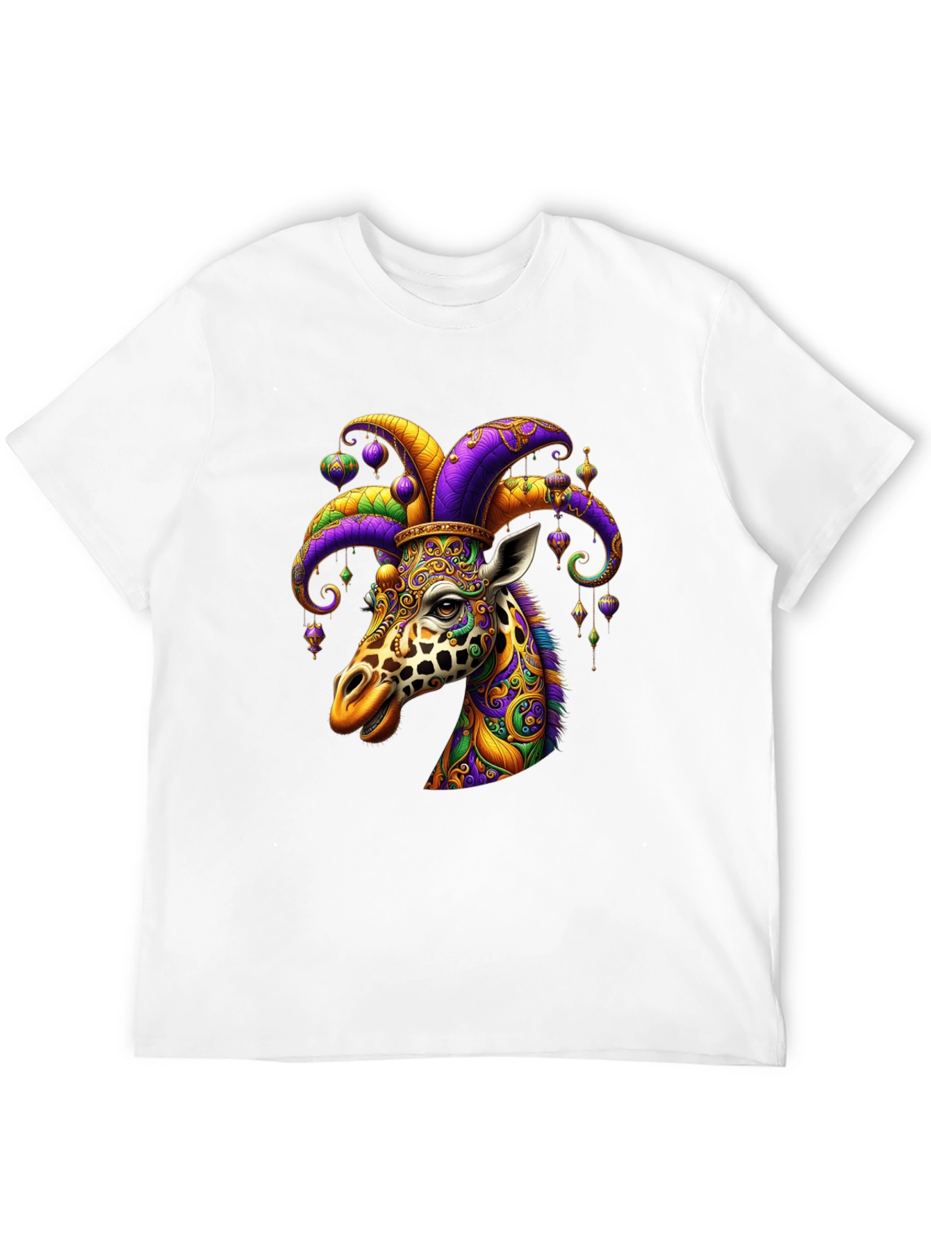 Mardi Gras Giraffe T-Shirt