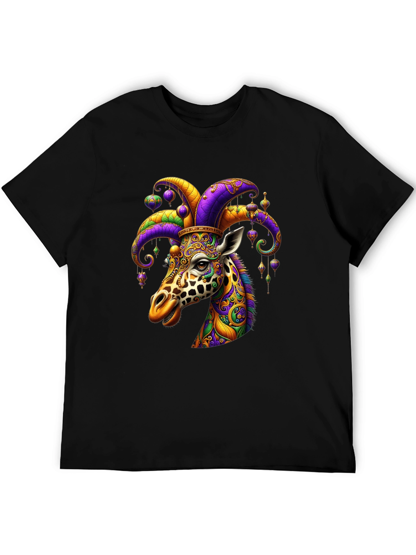 Mardi Gras Giraffe T-Shirt