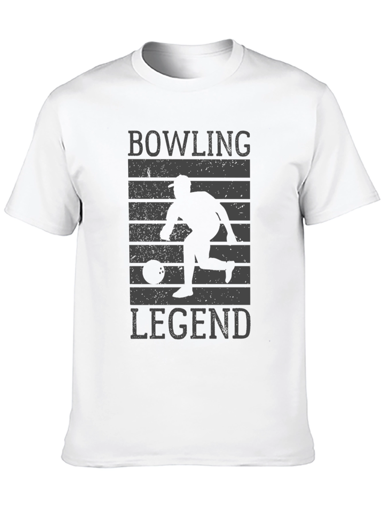 Bowling Legend Graphic Tee - Black