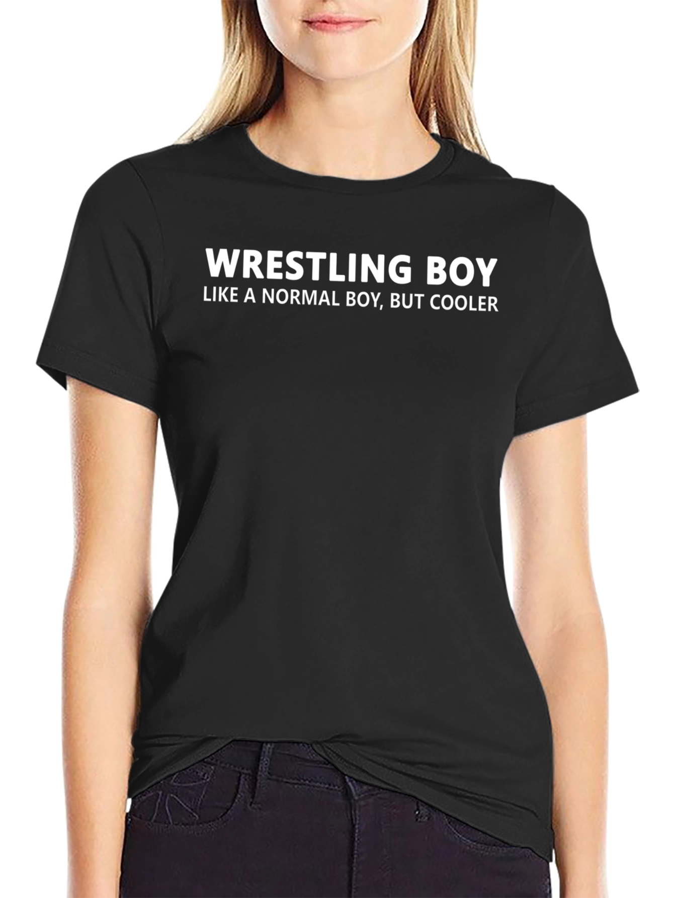 Wrestling Boy Graphic T-Shirt - Cool & Unique Design