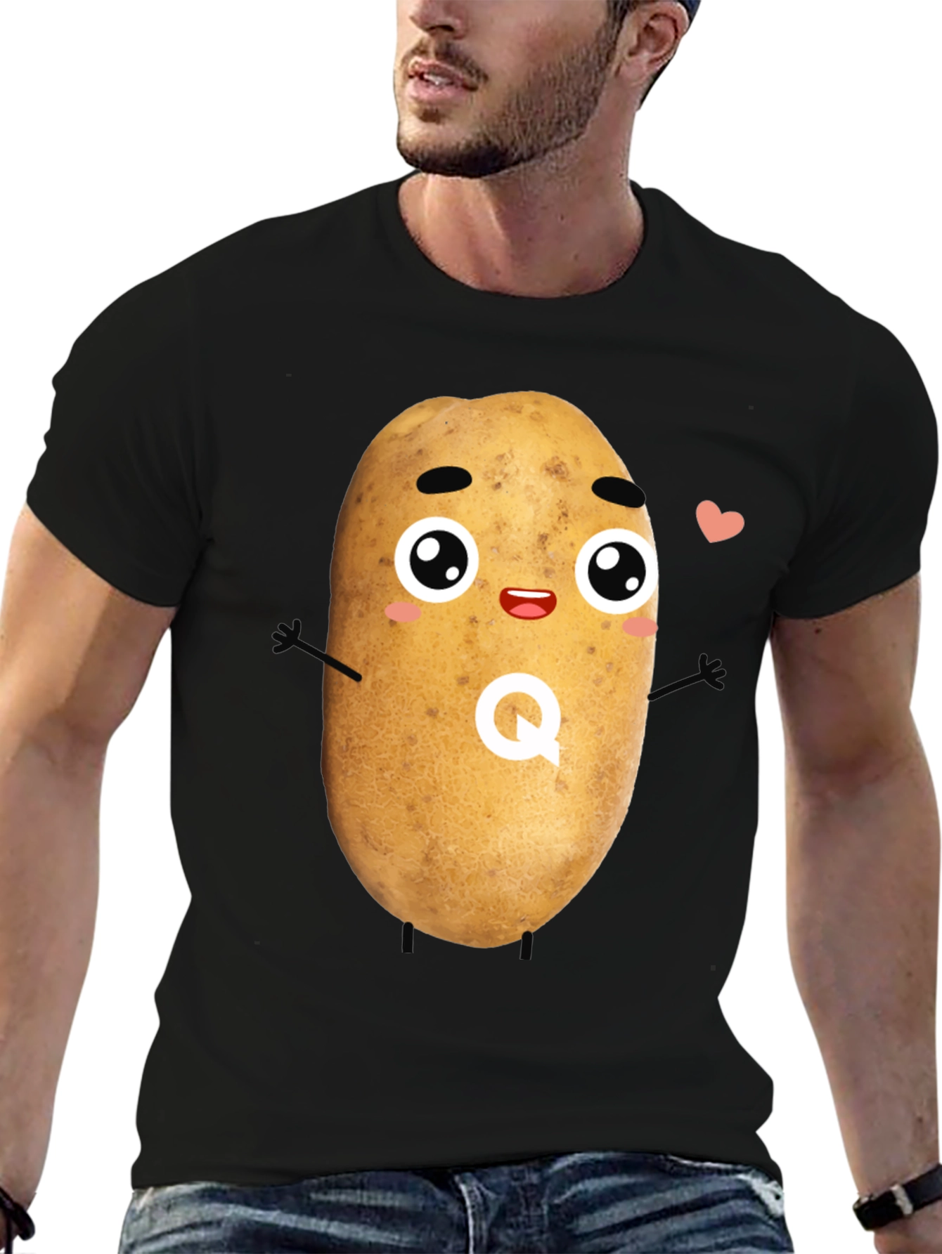 Kawaii Potato T-Shirt - Funny Graphic Tee