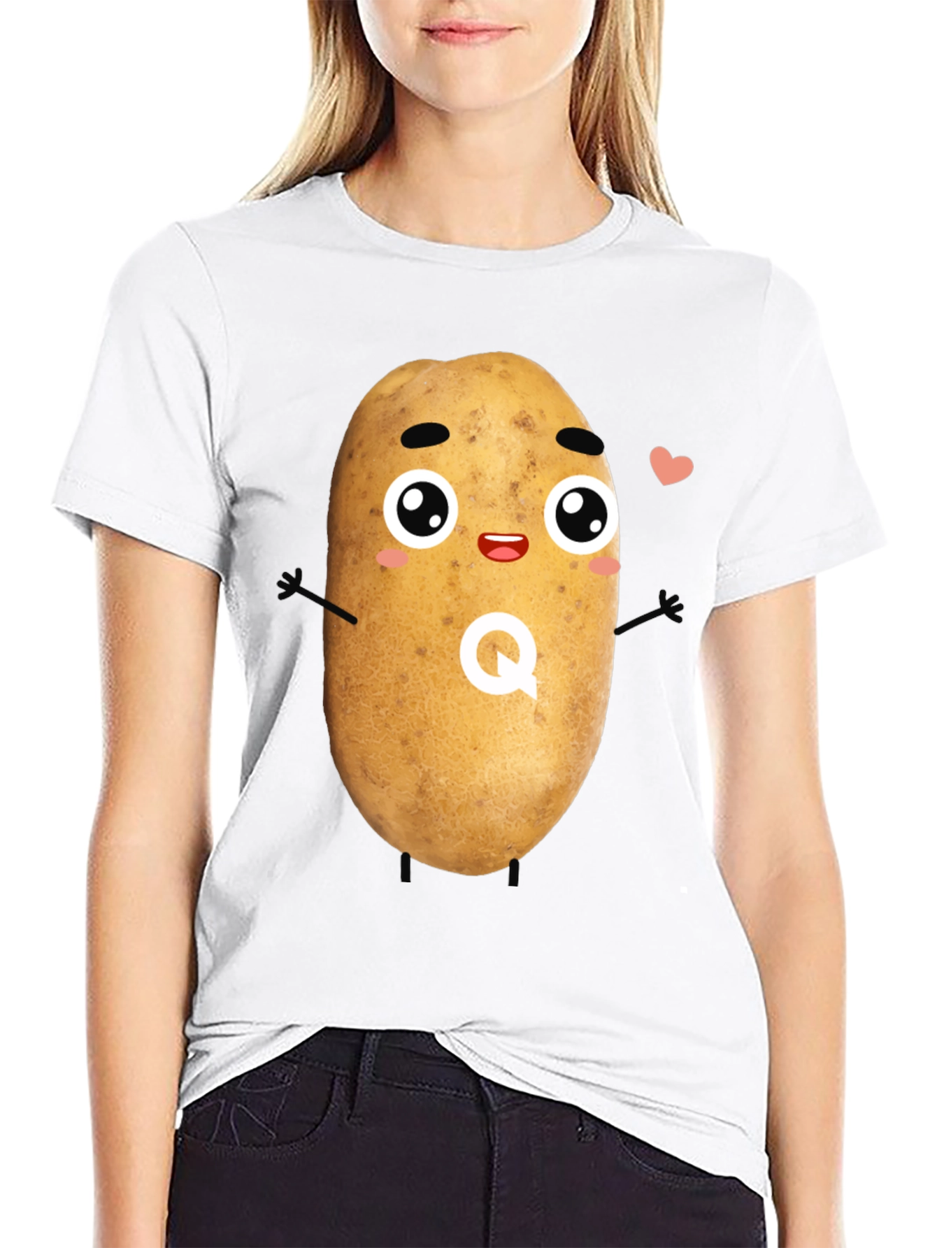 Kawaii Potato T-Shirt - Funny Graphic Tee