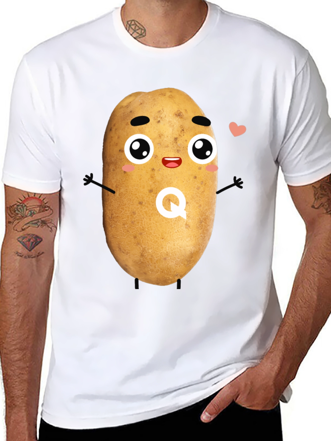 Kawaii Potato T-Shirt - Funny Graphic Tee