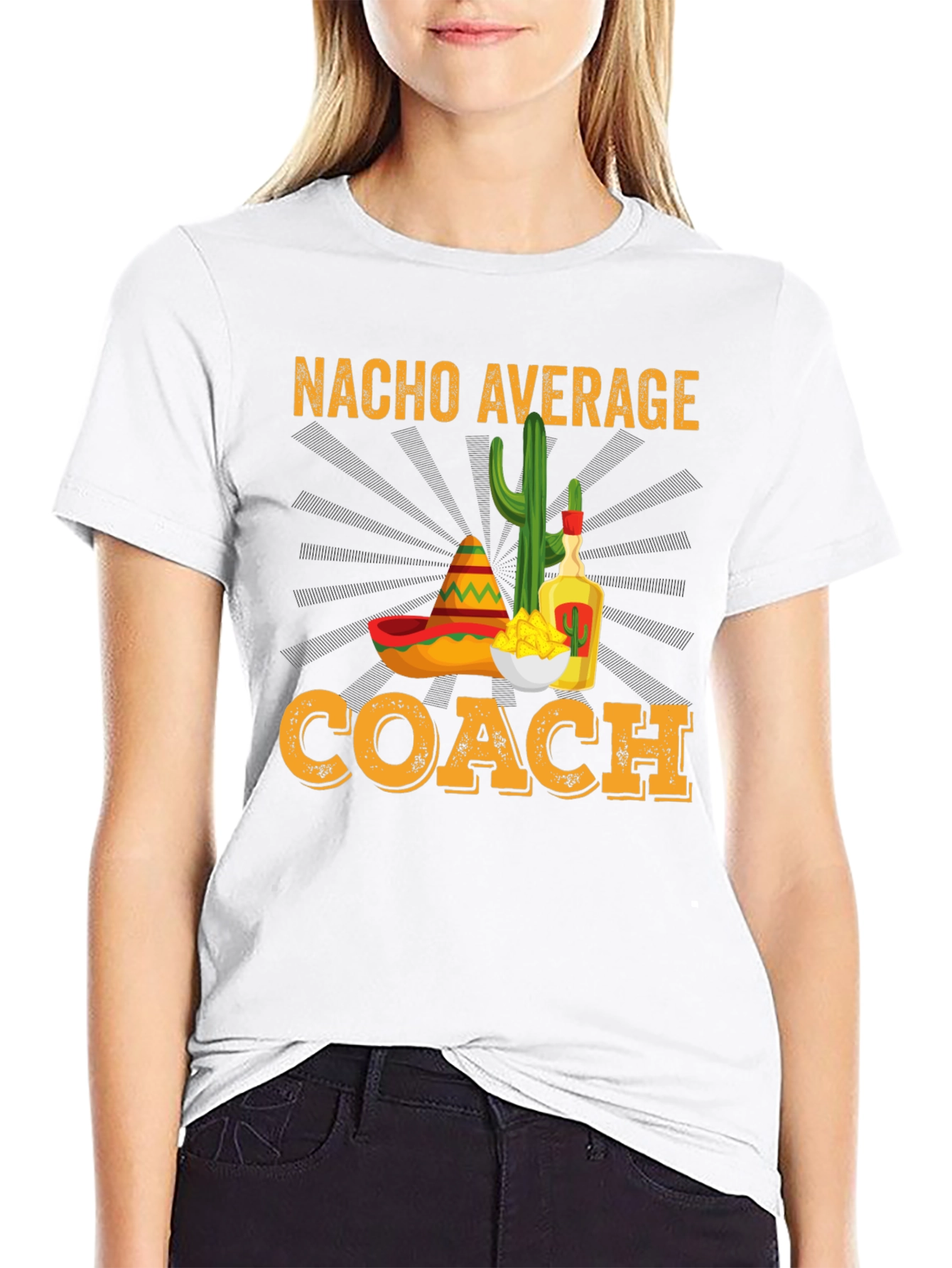 Nacho Average Coach T-Shirt - Funny Team Gift