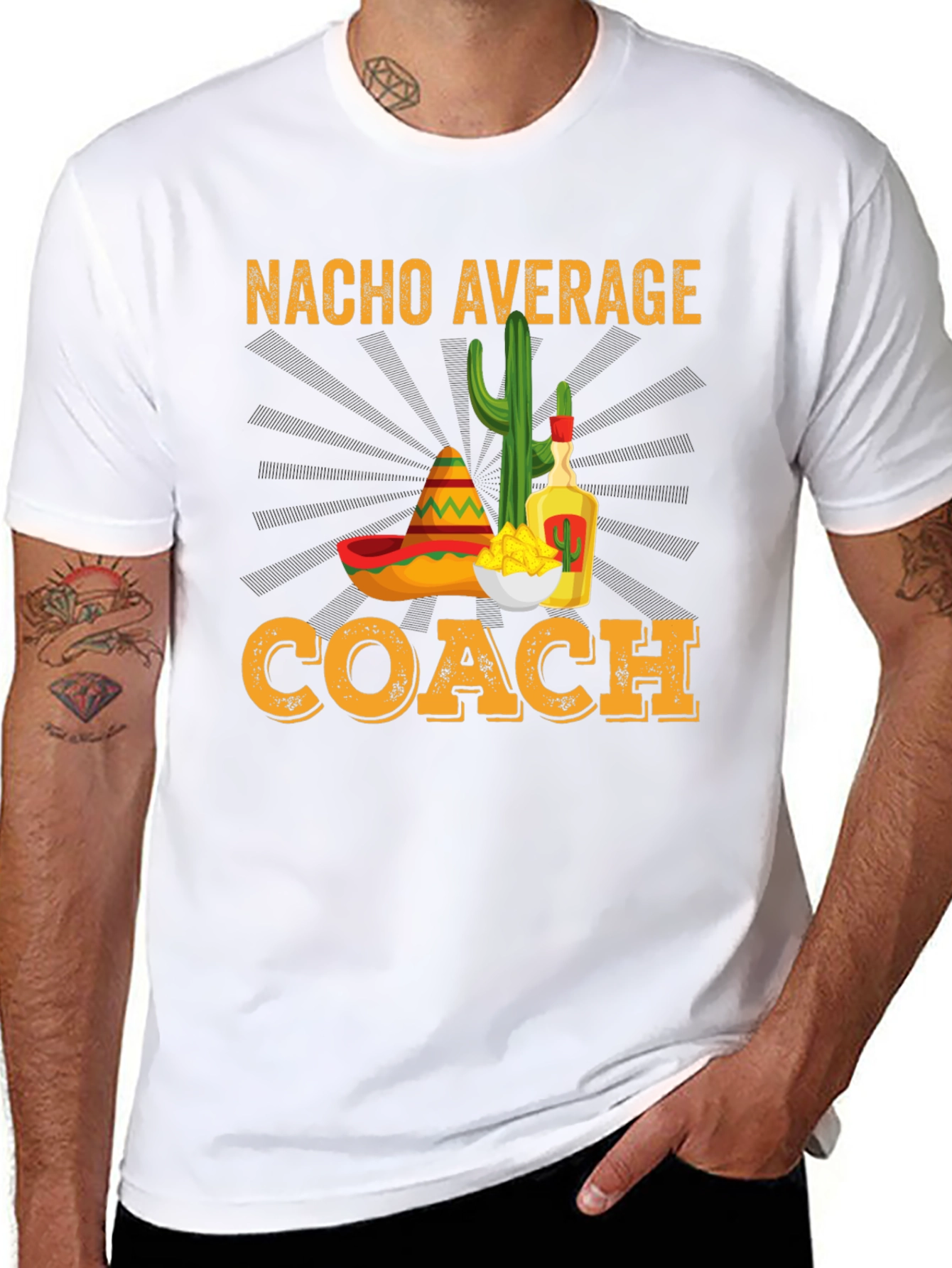 Nacho Average Coach T-Shirt - Funny Team Gift