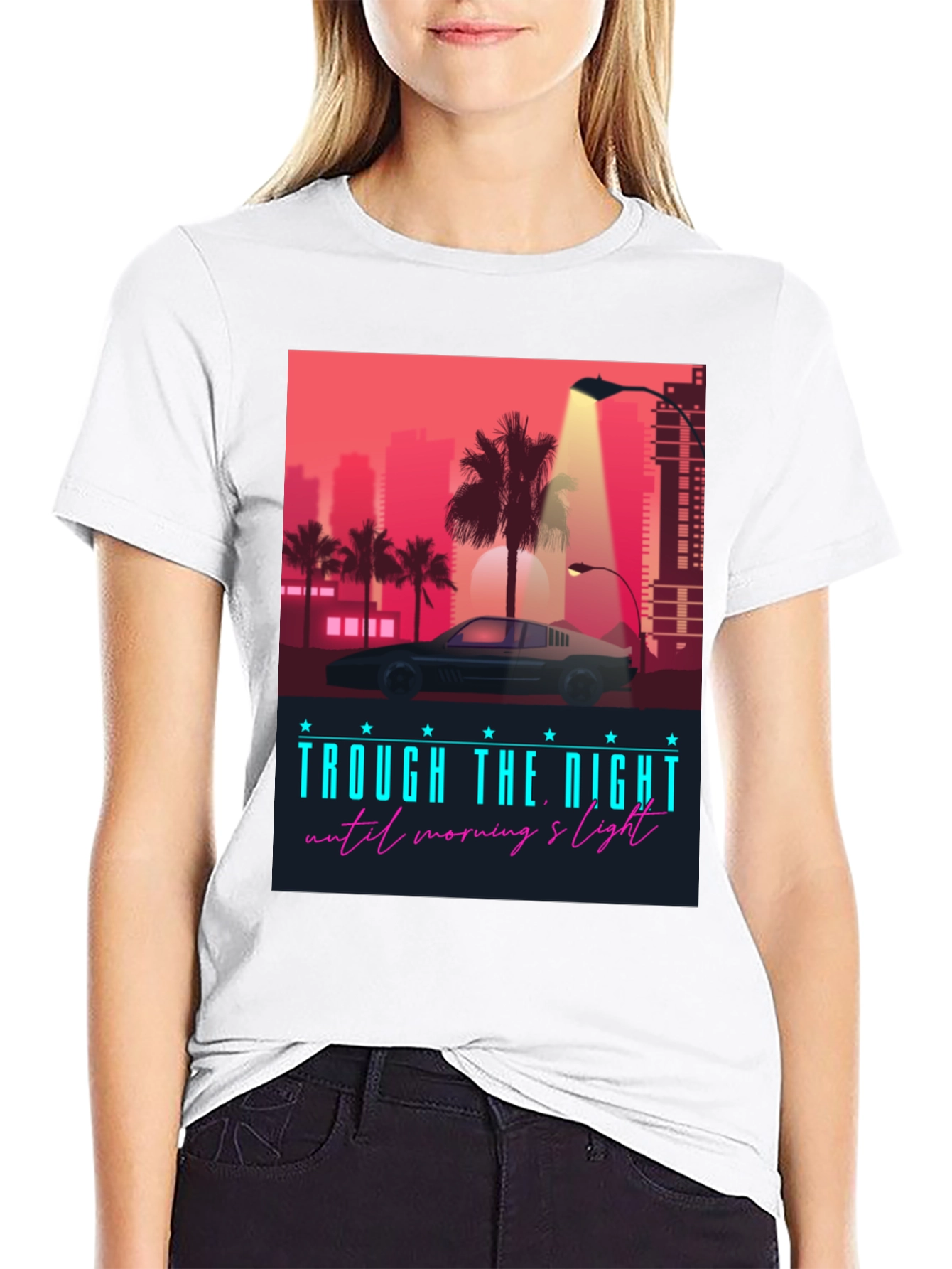 Retro Wave Cityscape T-Shirt