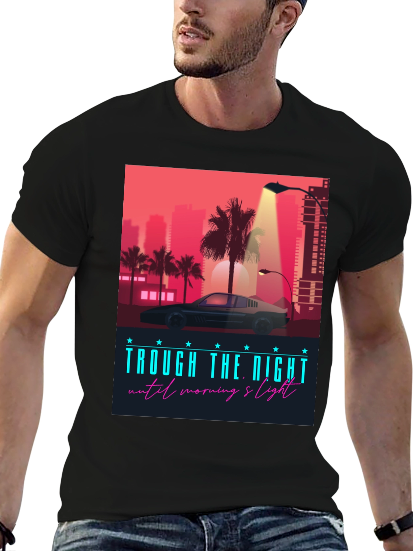 Retro Wave Cityscape T-Shirt