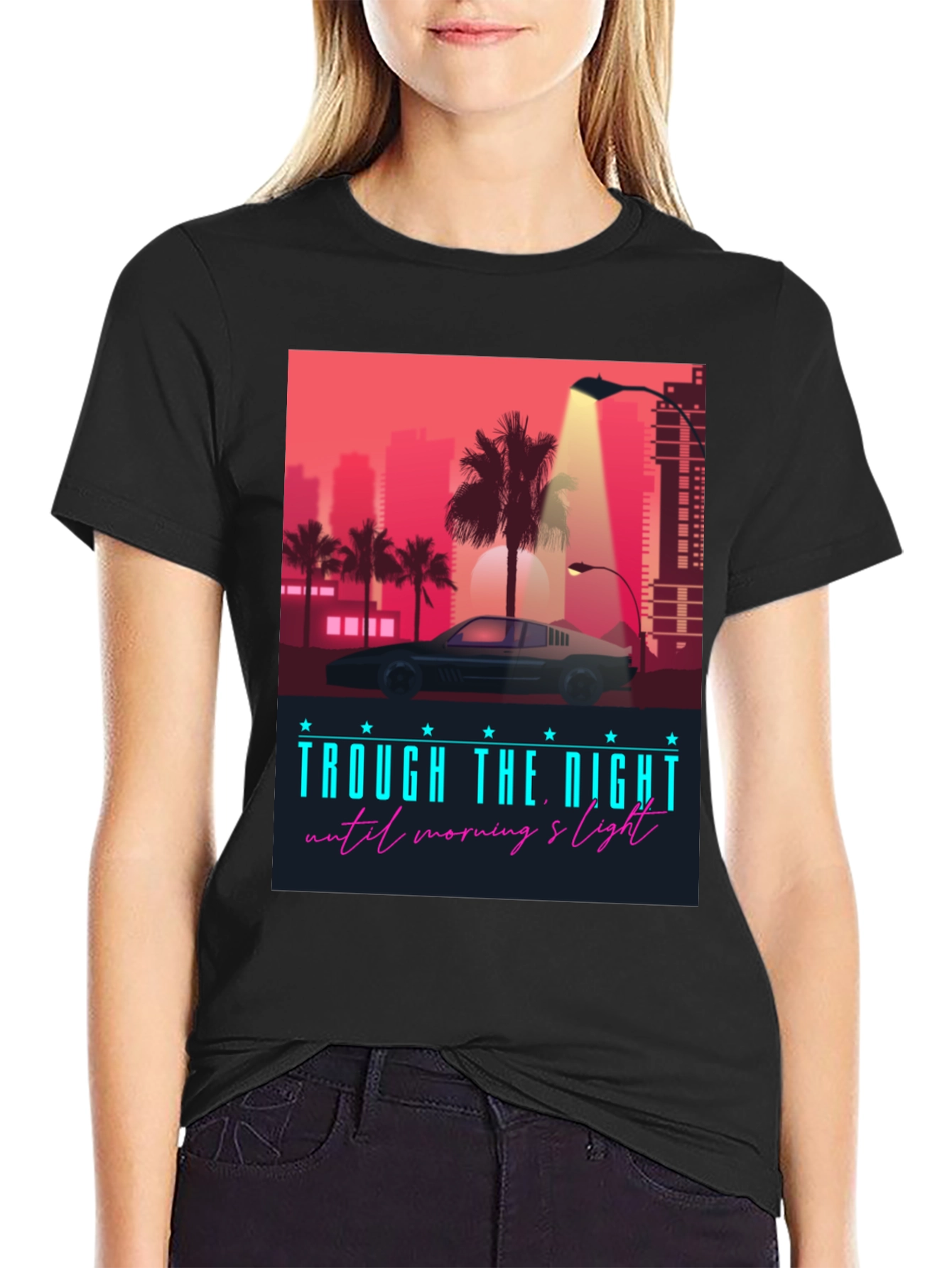 Retro Wave Cityscape T-Shirt