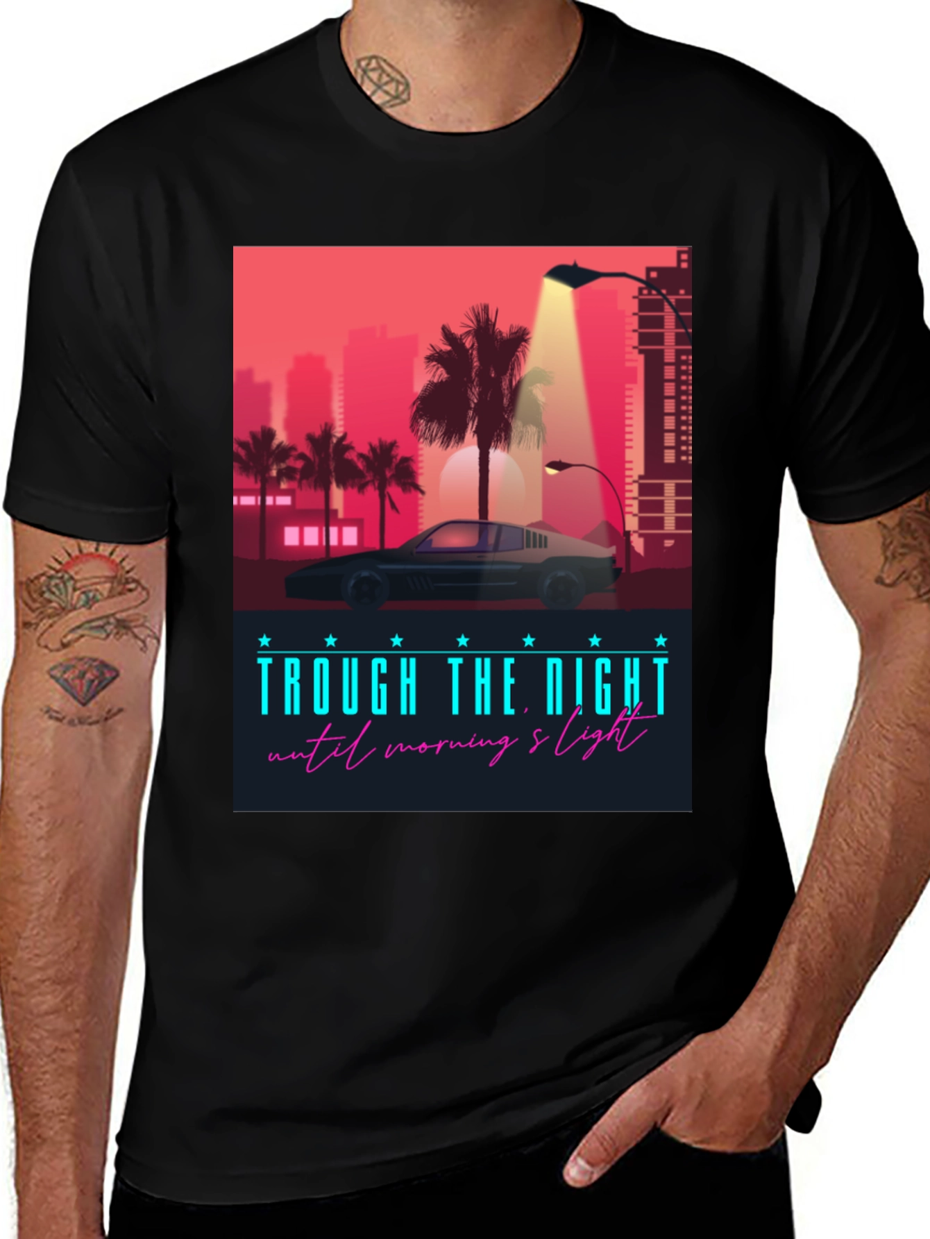 Retro Wave Cityscape T-Shirt