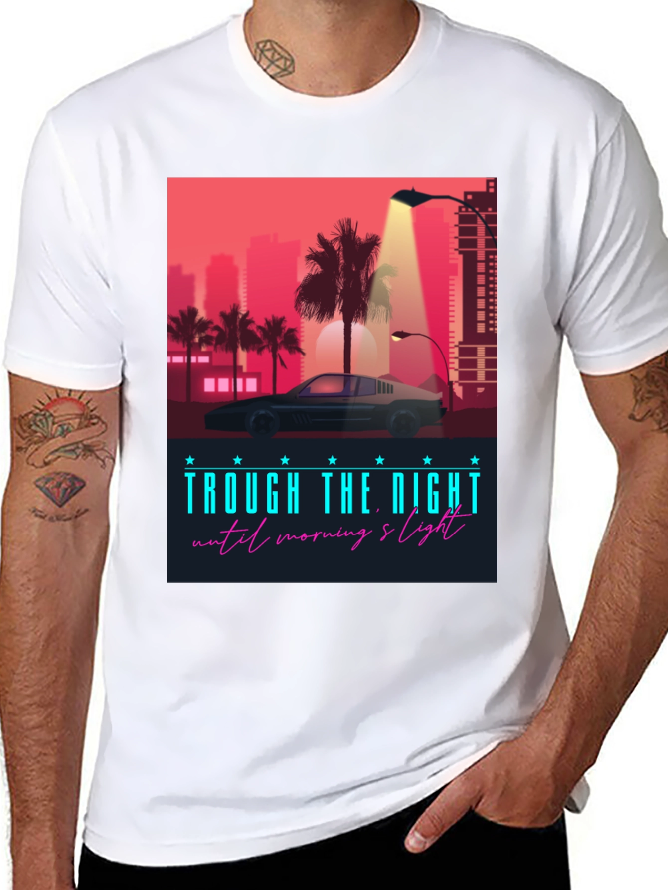Retro Wave Cityscape T-Shirt