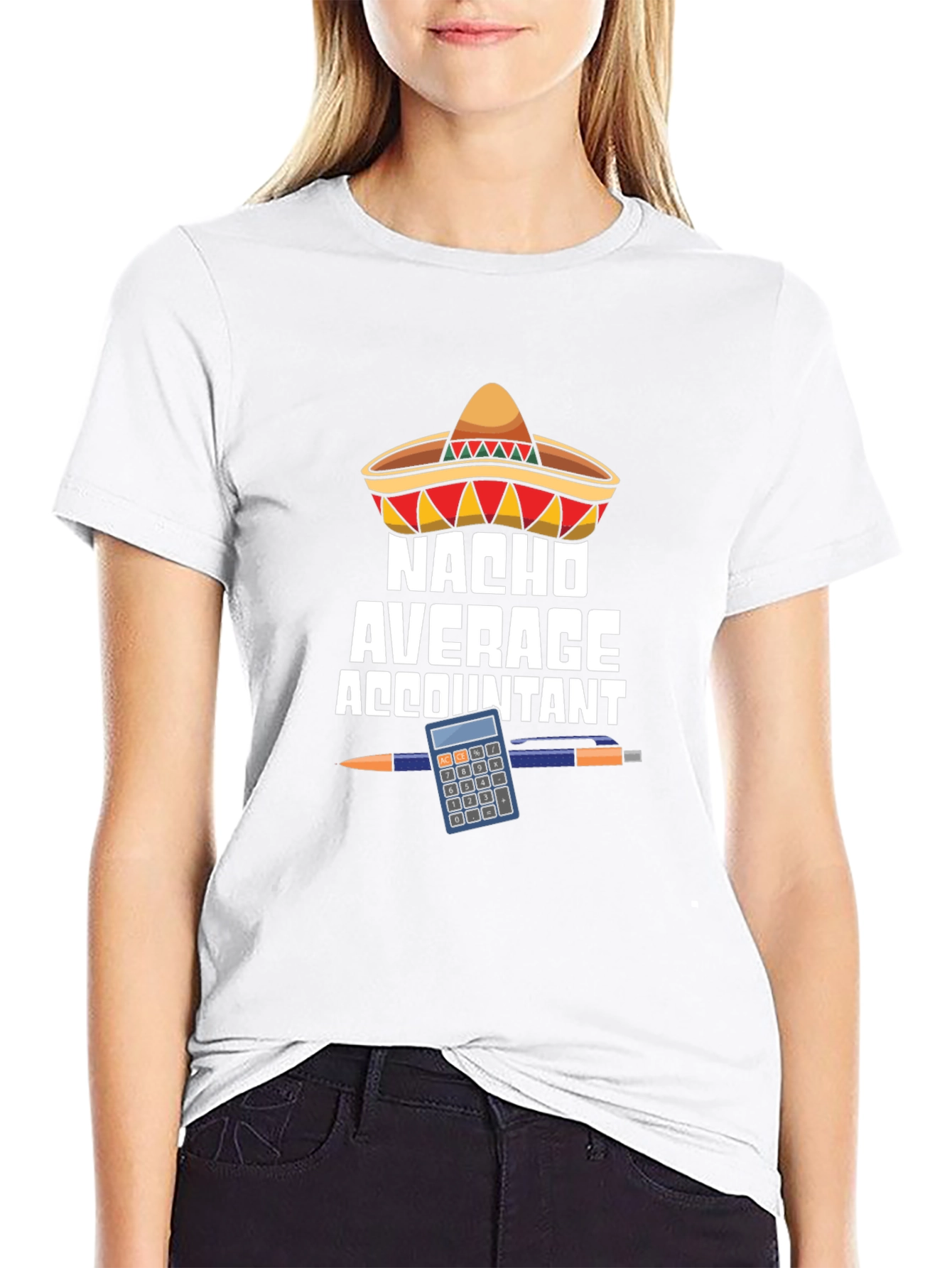 Nacho Average Accountant Graphic T-Shirt