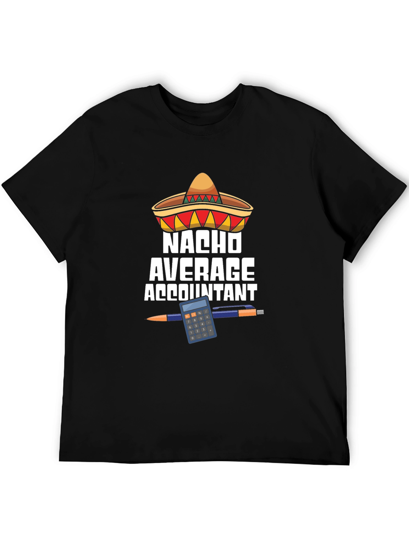 Nacho Average Accountant Graphic T-Shirt