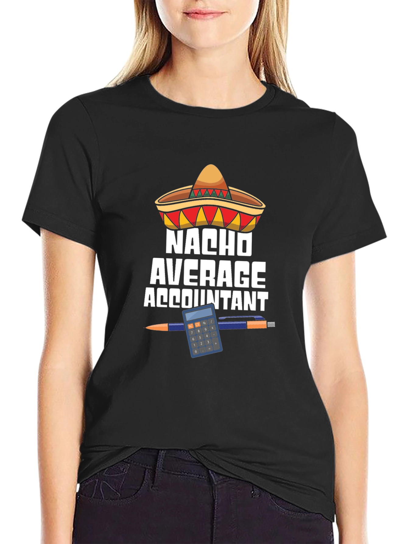 Nacho Average Accountant Graphic T-Shirt