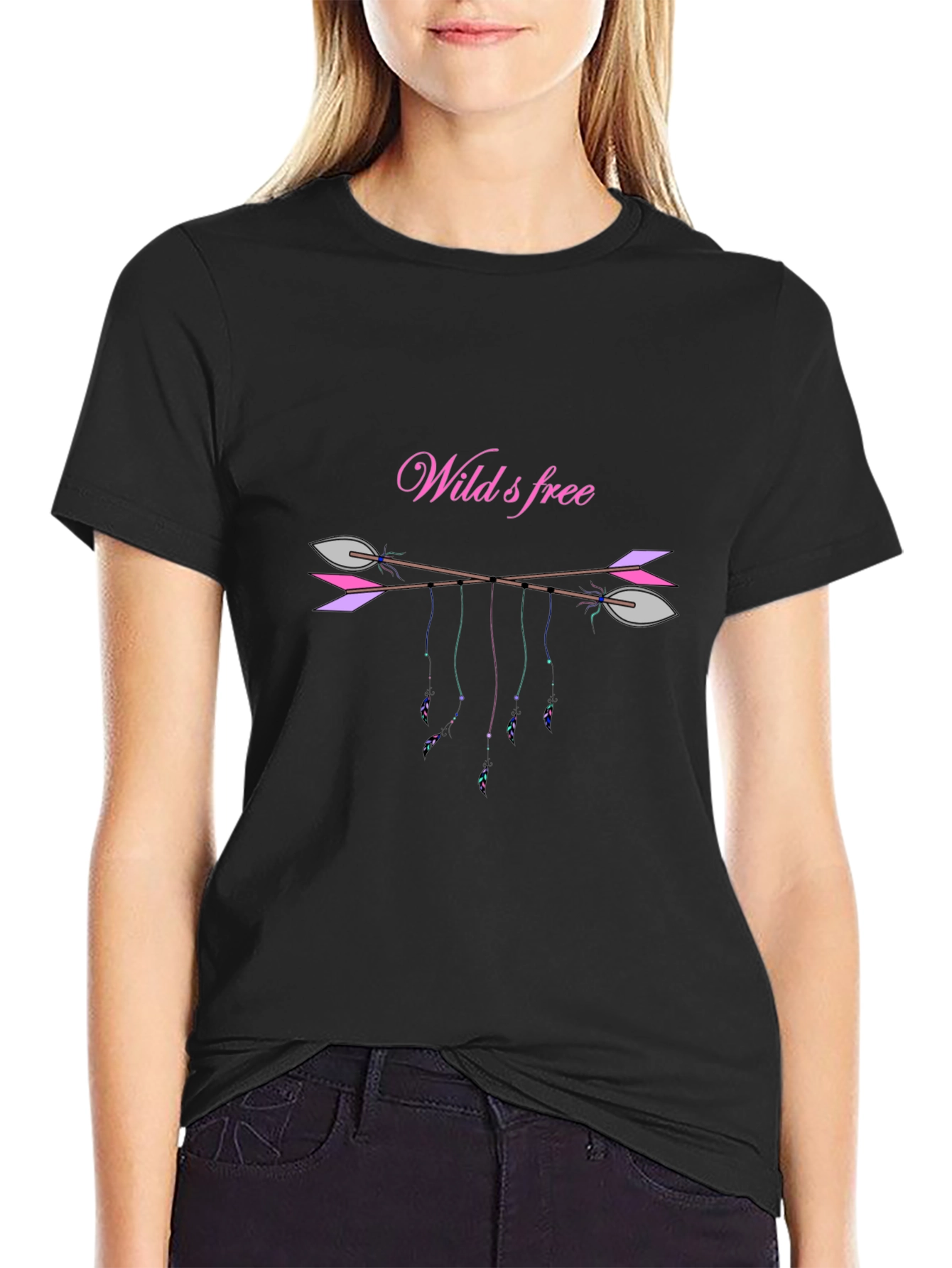 Wild & Free Arrow Graphic T-Shirt