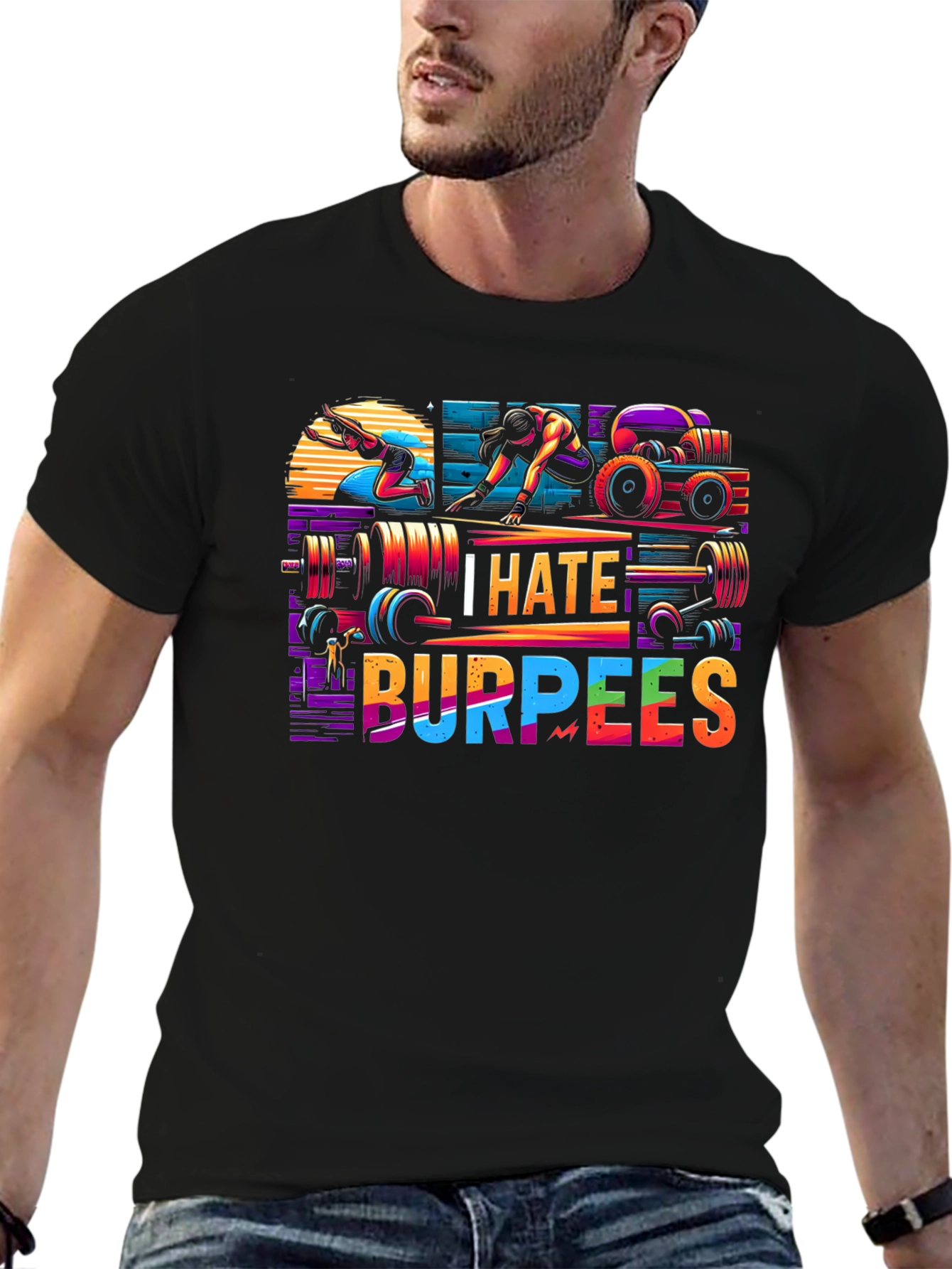I Hate Burpees Graphic Tee