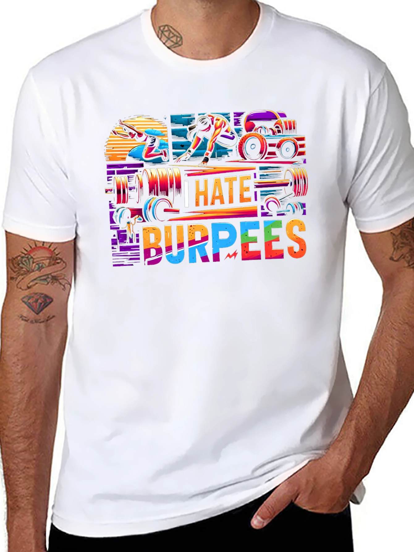 I Hate Burpees Graphic Tee