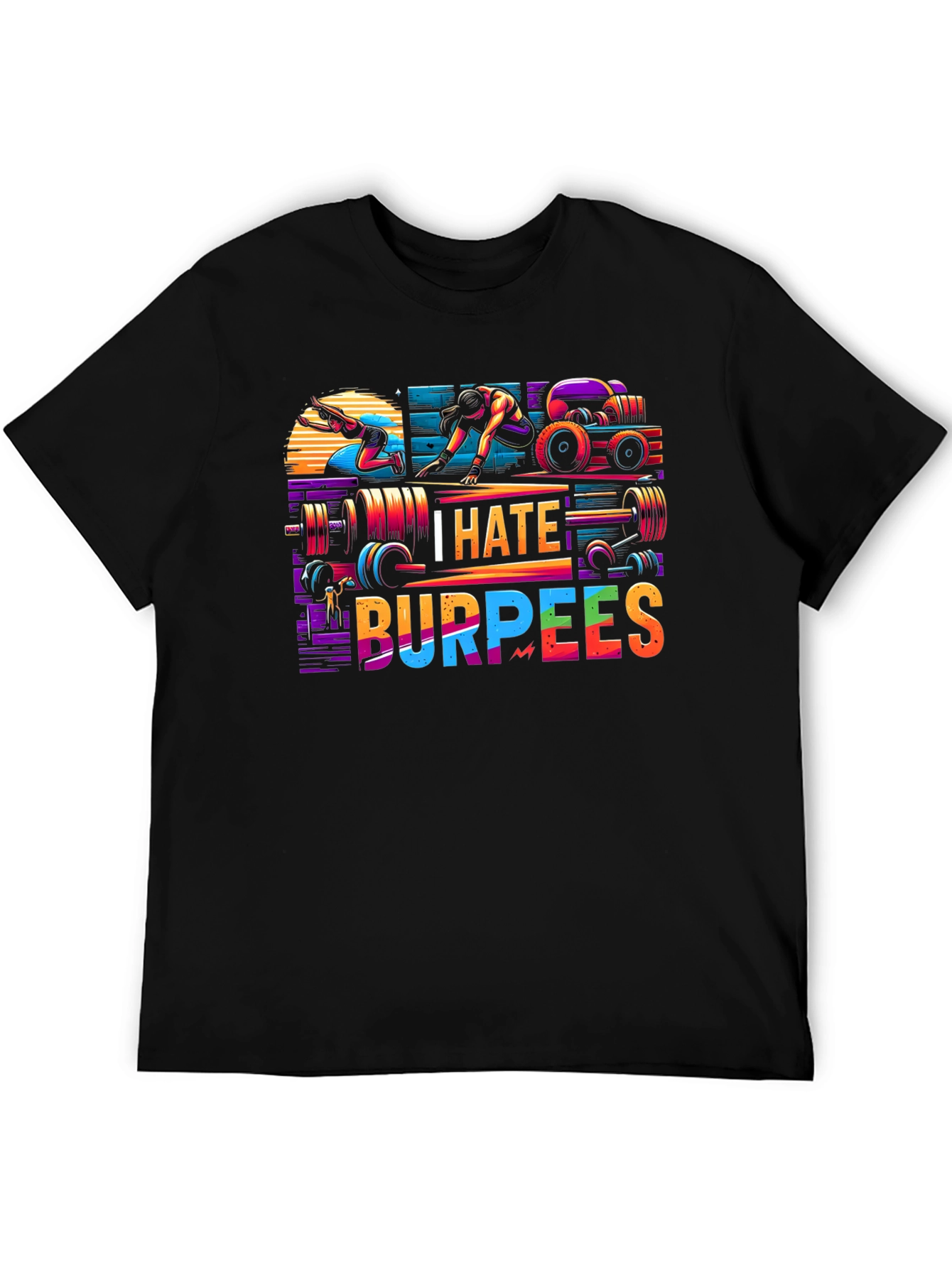 I Hate Burpees Graphic Tee