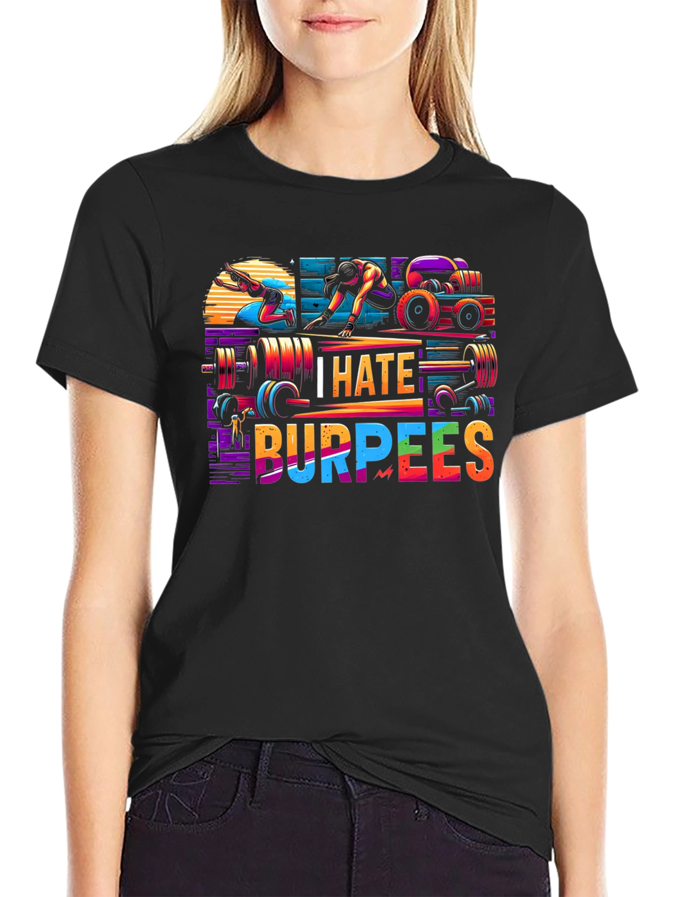 I Hate Burpees Graphic Tee