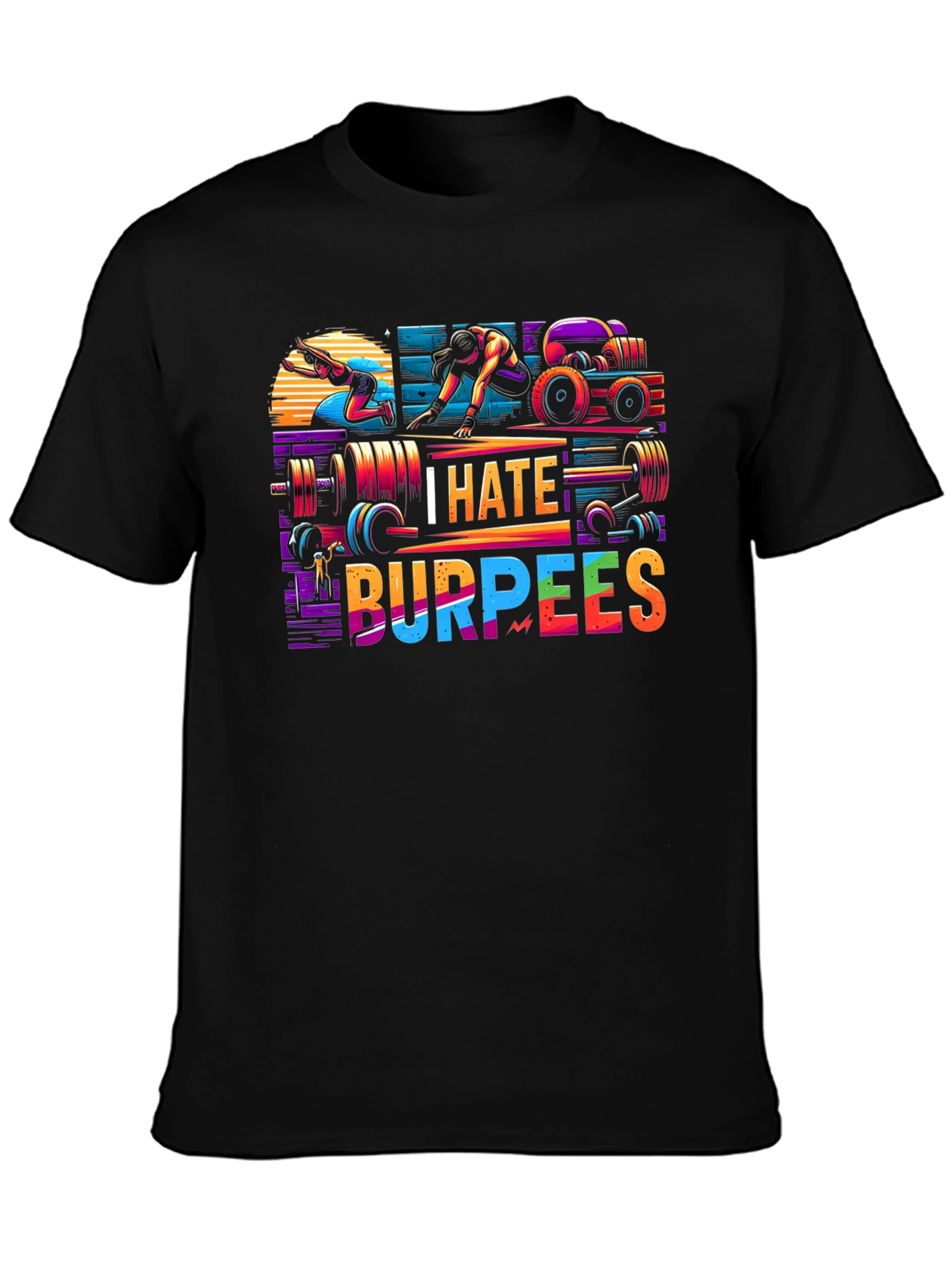 I Hate Burpees Graphic Tee