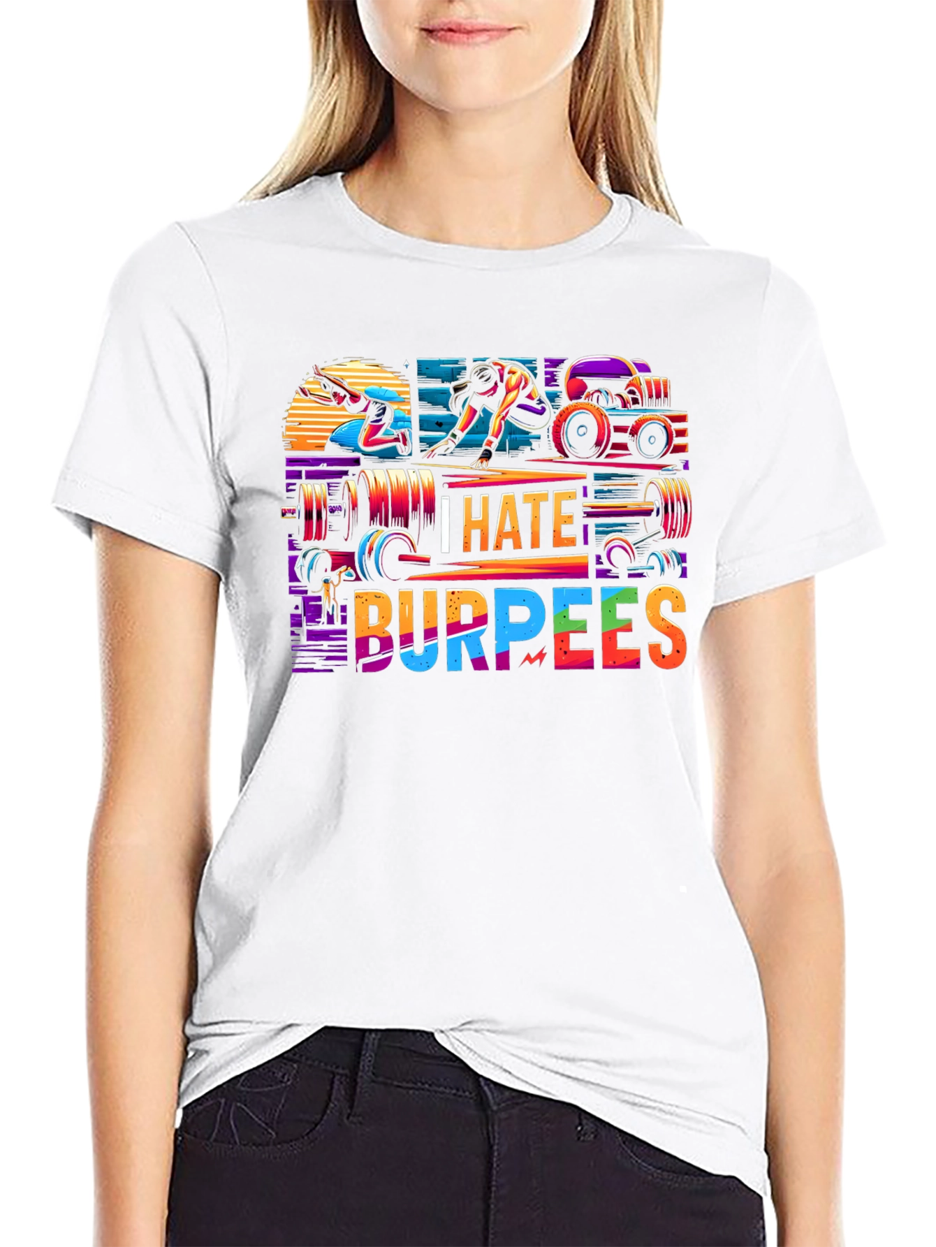 I Hate Burpees Graphic Tee