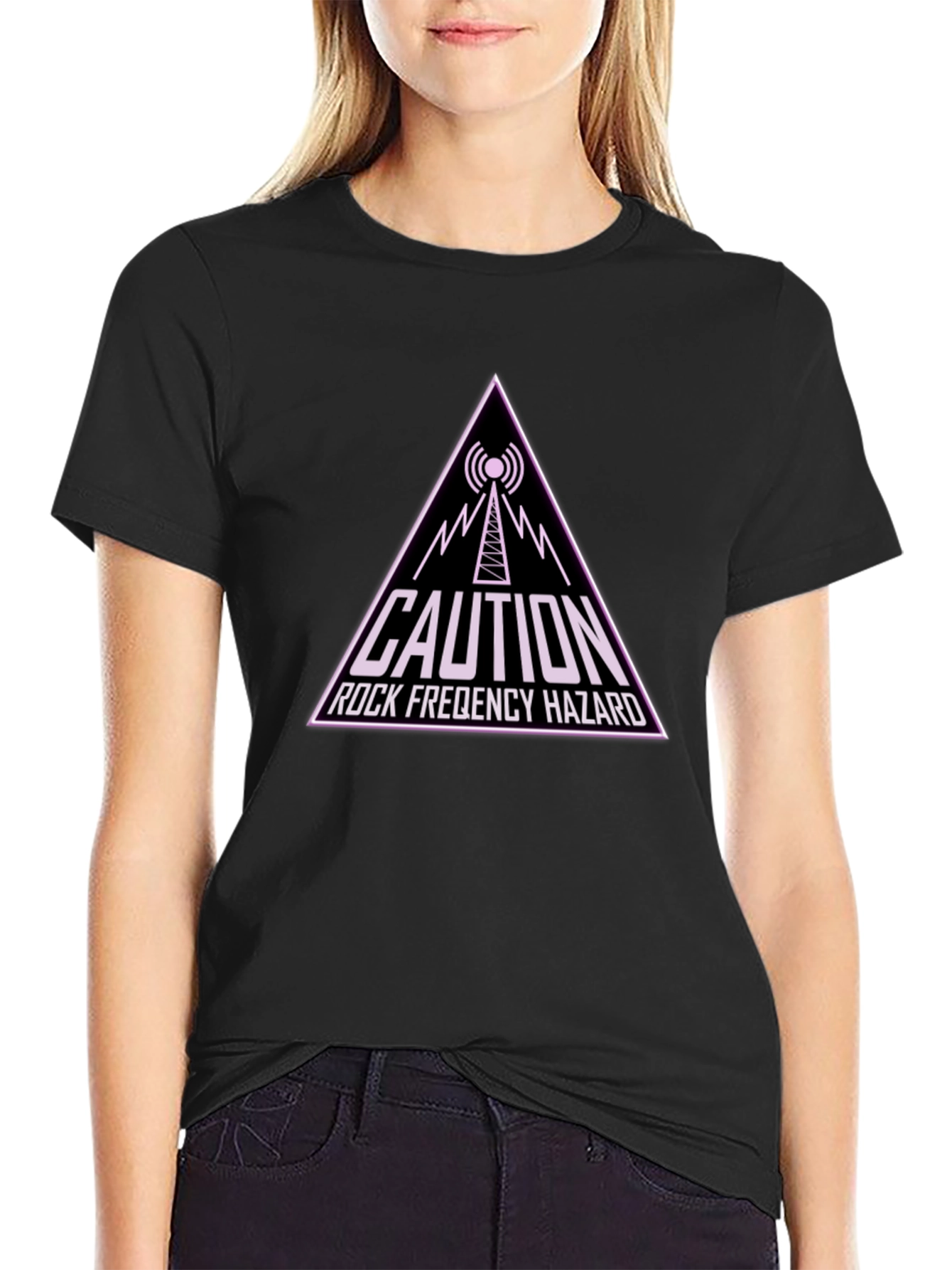 Caution Rock Frequency Hazard T-Shirt