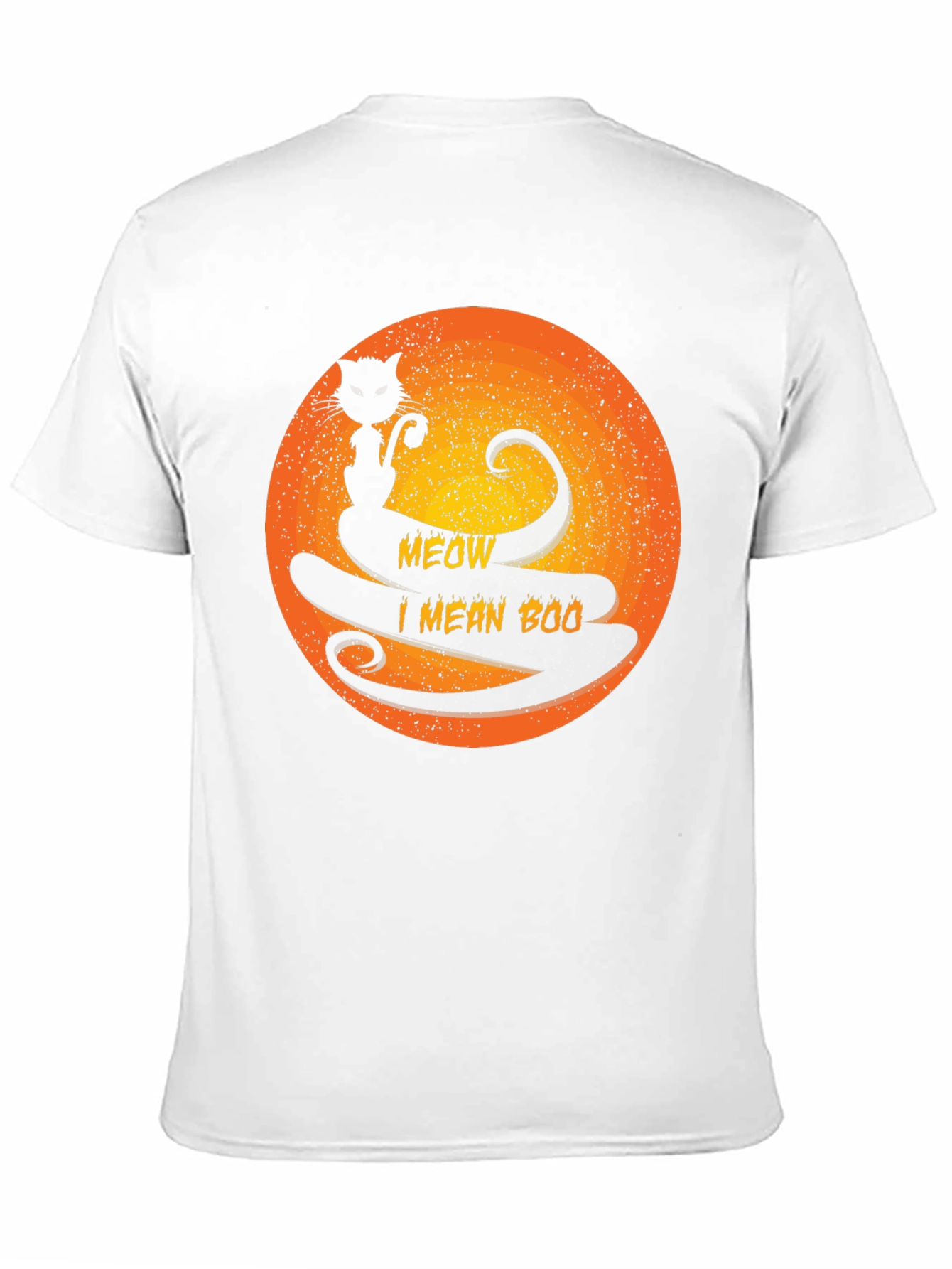 Halloween Black Cat Meow I Mean Boo T-Shirt