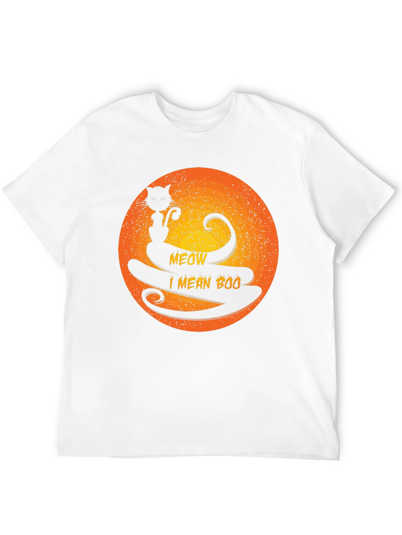 Halloween Black Cat Meow I Mean Boo T-Shirt