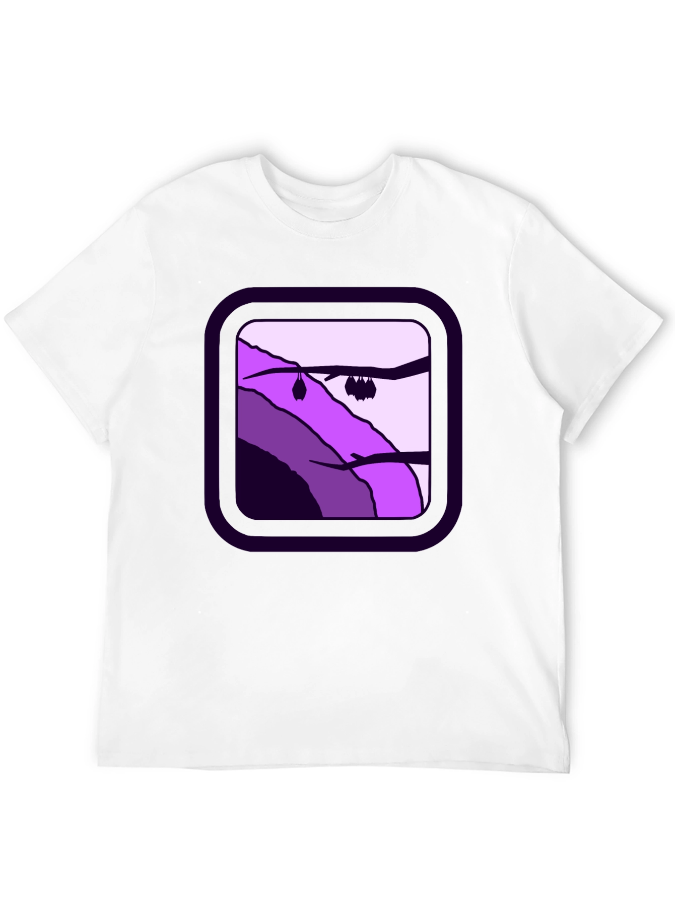 Bat Cave Graphic Tee - Unisex Black Cotton T-Shirt