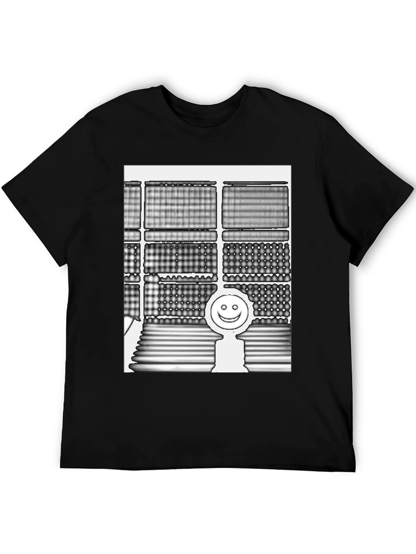 Modern Art Graphic Tee - Unisex Black T-Shirt
