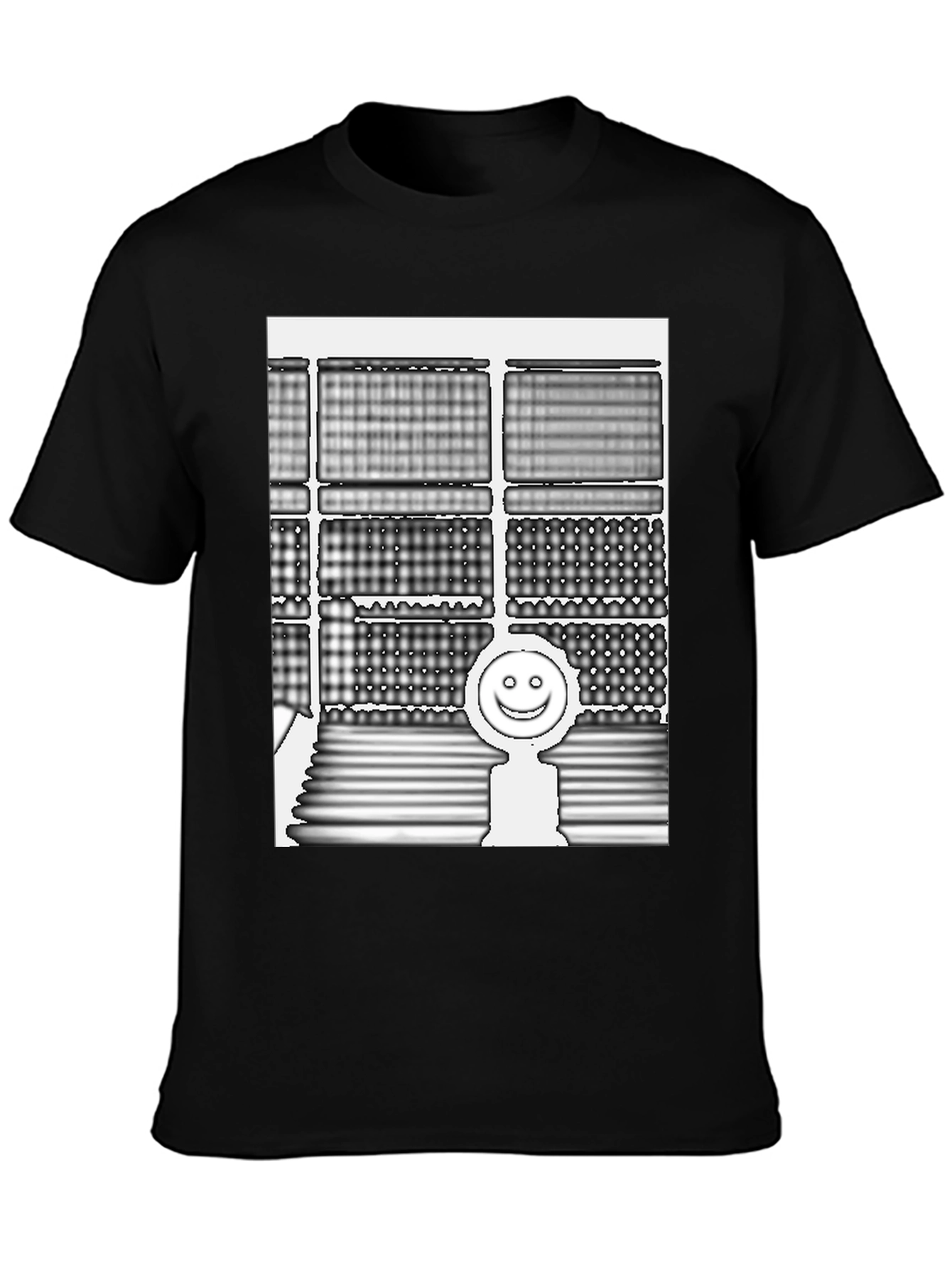 Modern Art Graphic Tee - Unisex Black T-Shirt