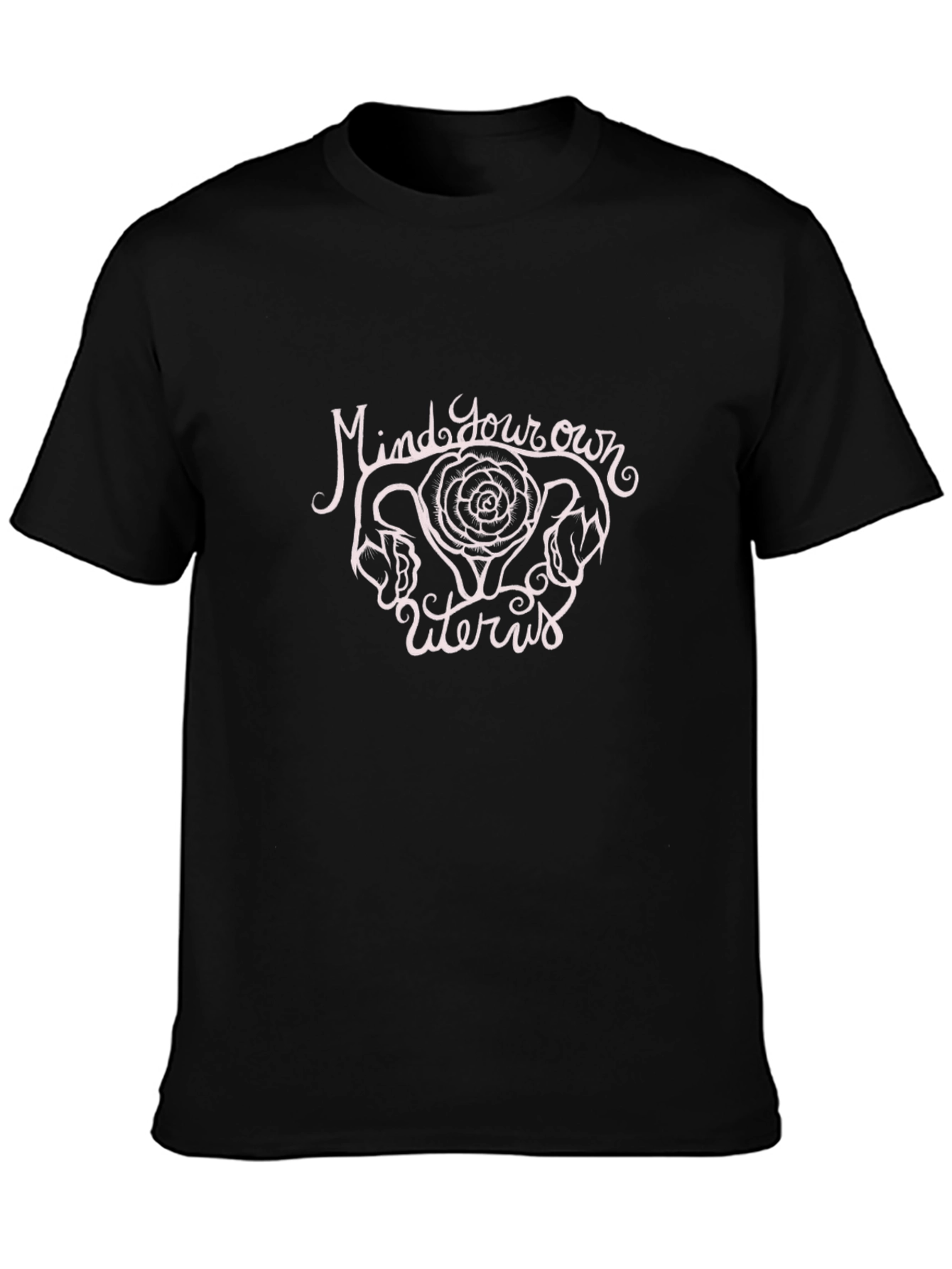 Mind Your Own Uterus Graphic Tee - Pro Choice