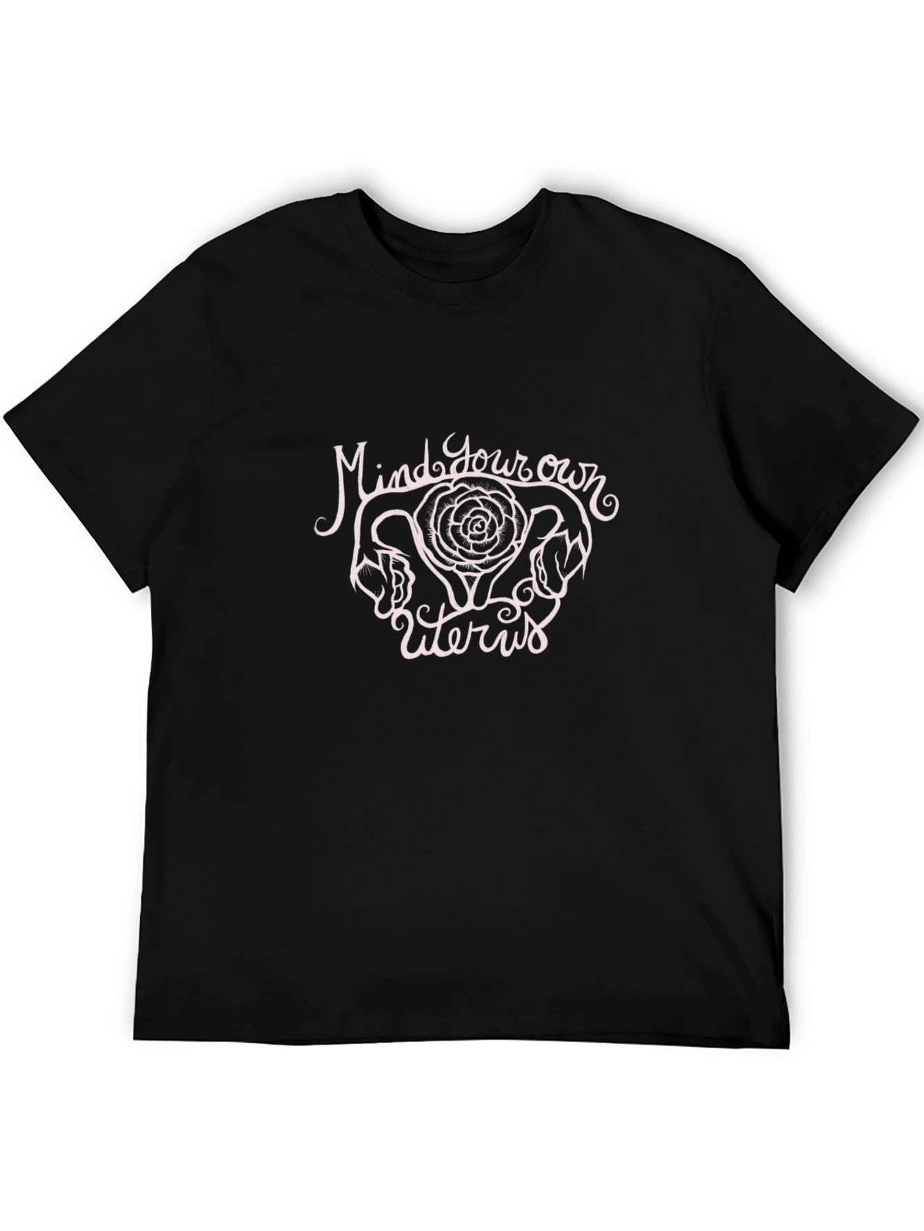 Mind Your Own Uterus Graphic Tee - Pro Choice