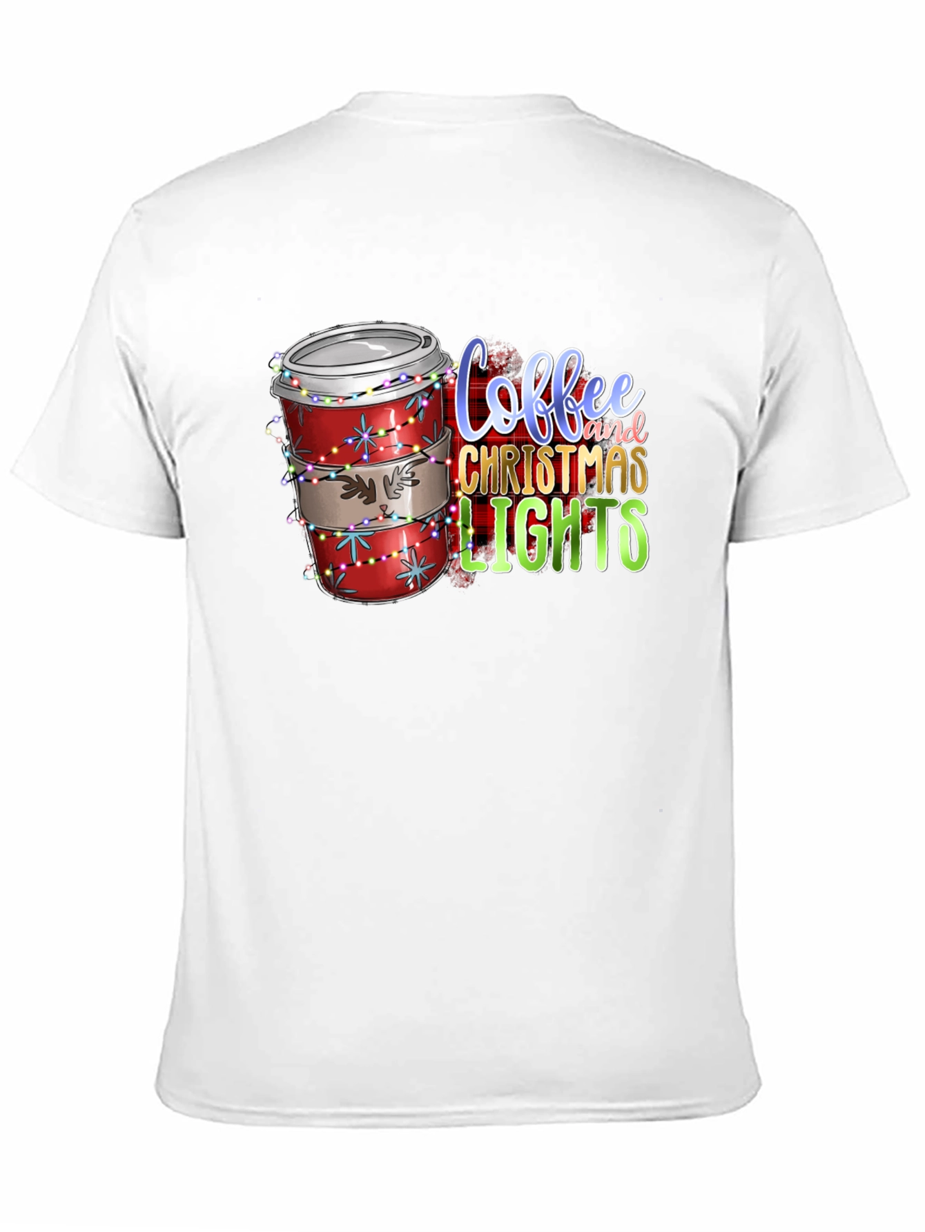Coffee and Christmas Lights T-Shirt
