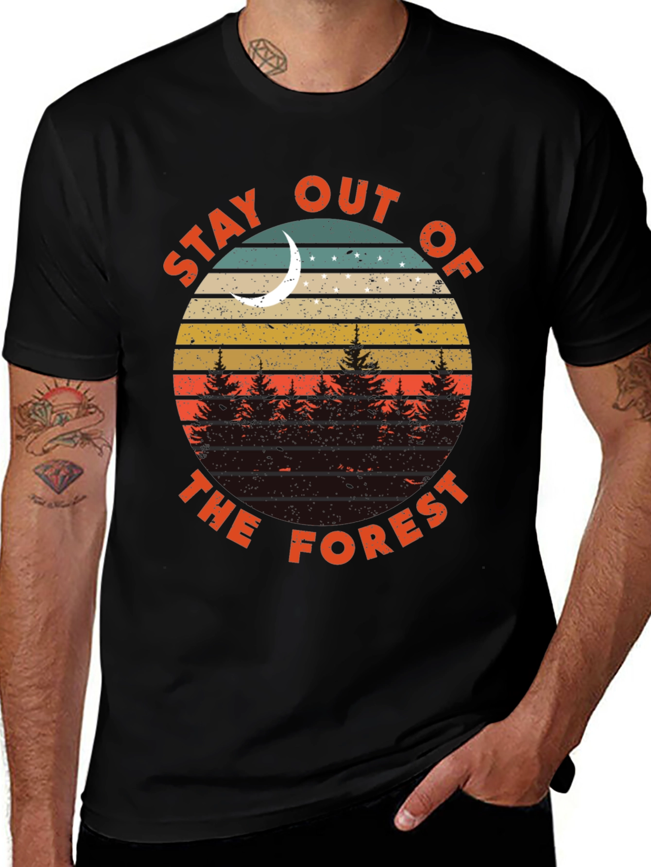 Stay Out of the Forest Graphic T-Shirt