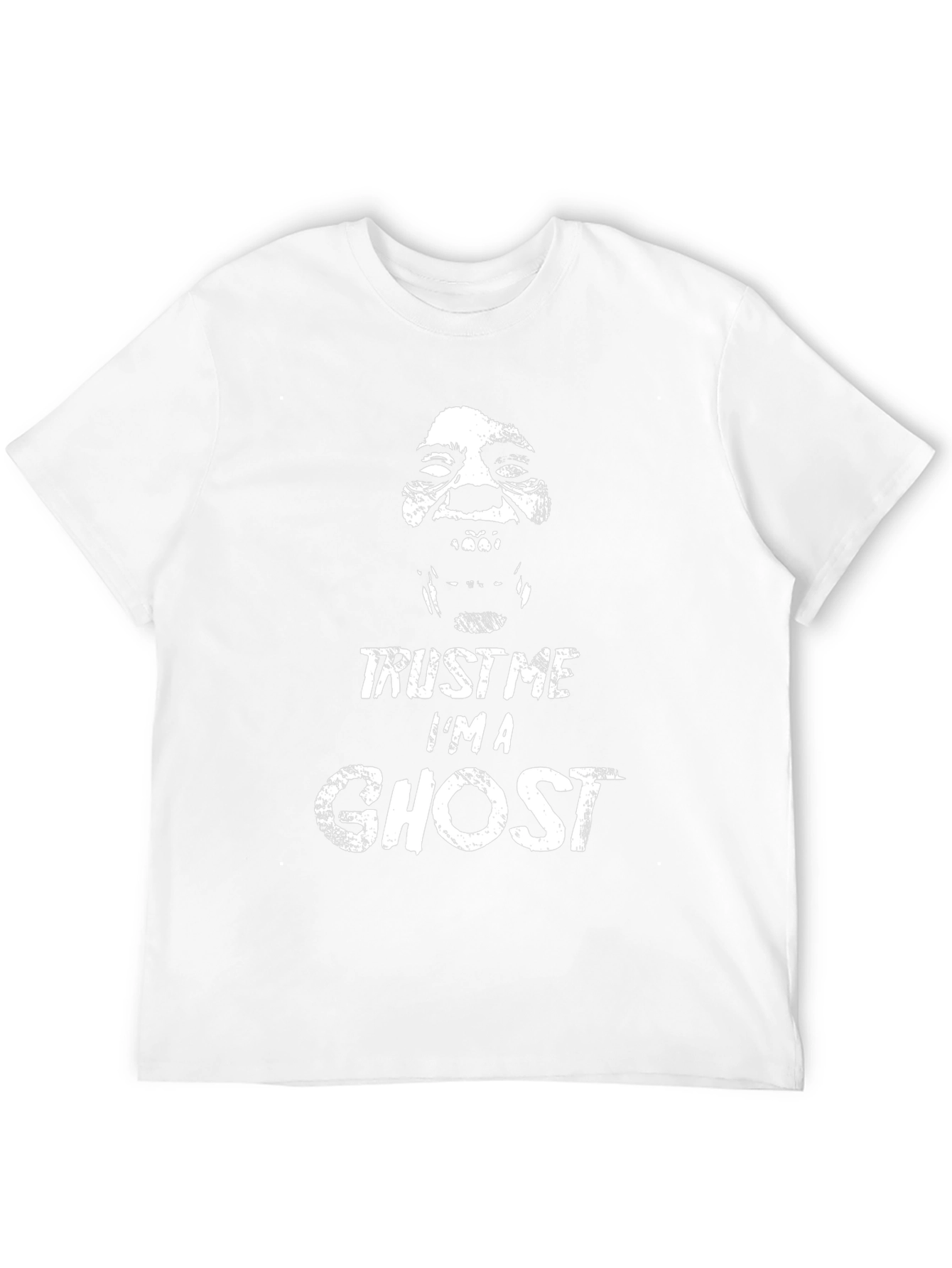 Trust Me Im A Ghost Black Graphic T-Shirt