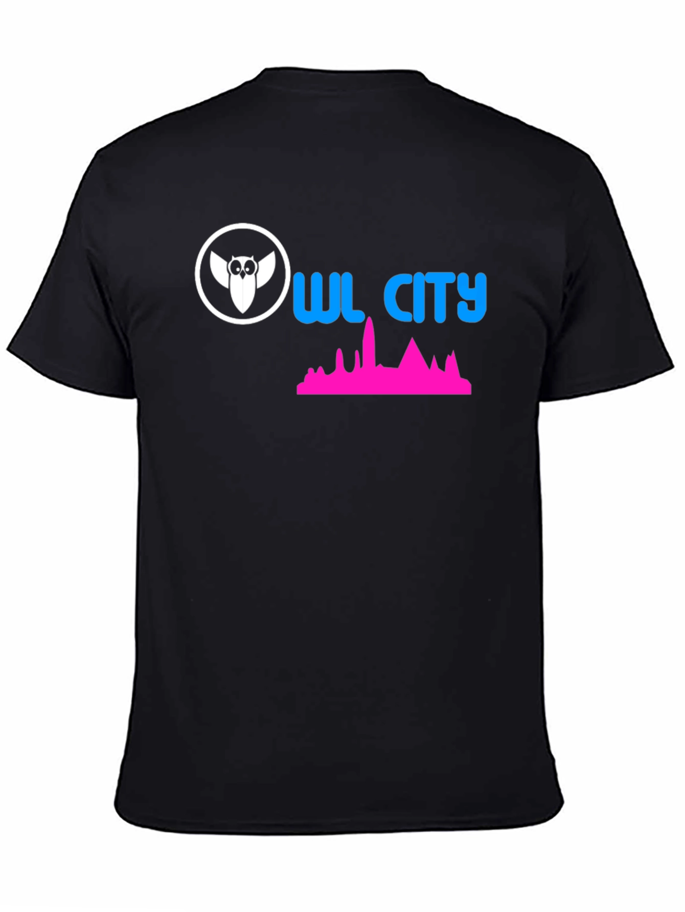 Owl City Graphic Black T-Shirt