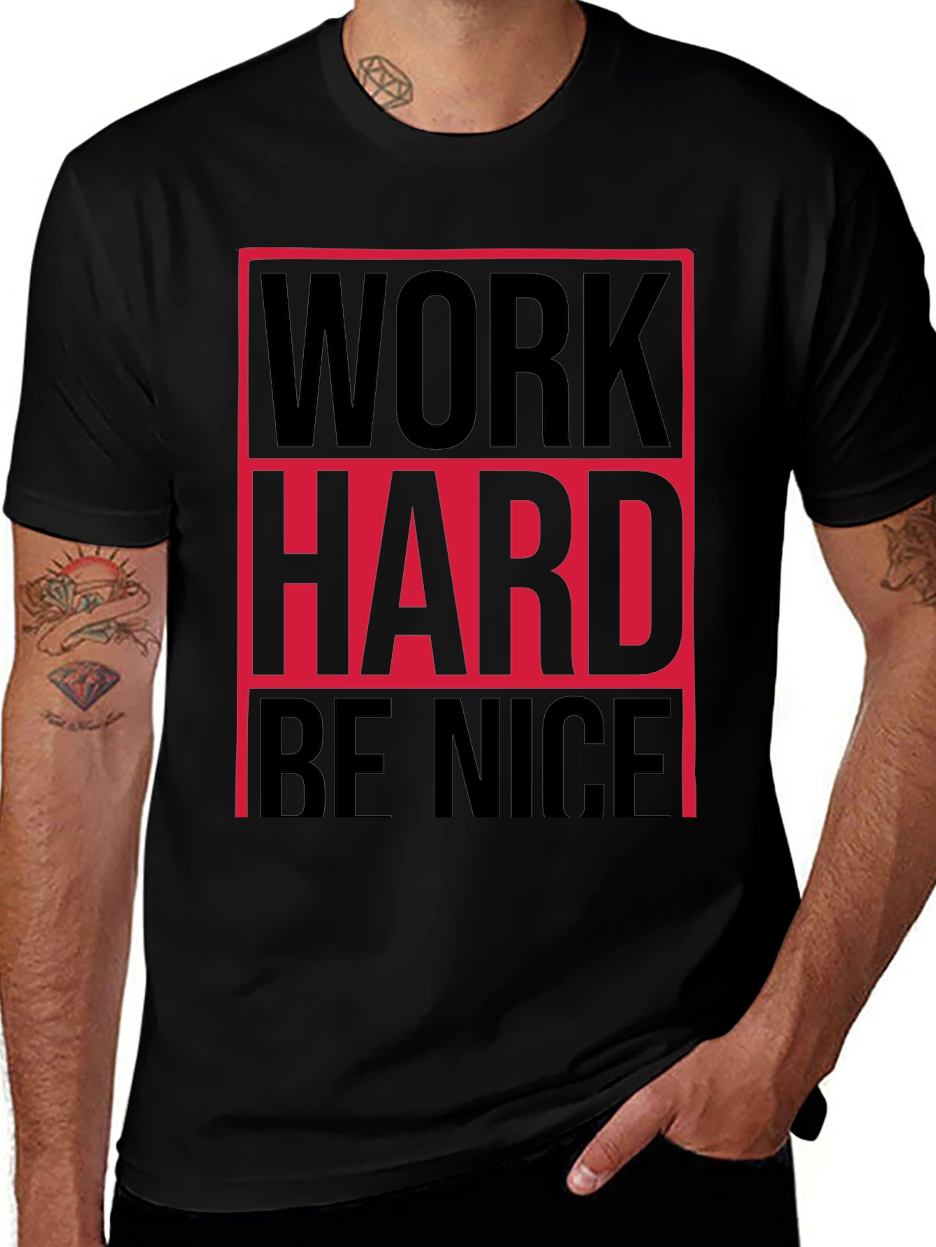 Work Hard Be Nice Graphic Tee
