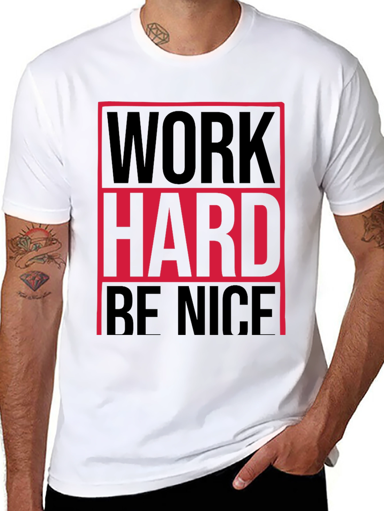 Work Hard Be Nice Graphic Tee