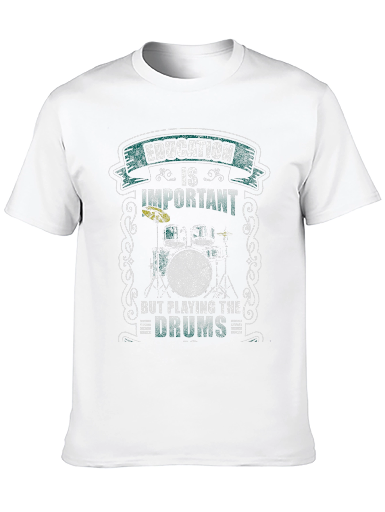 Education is Important Drummer T-Shirt